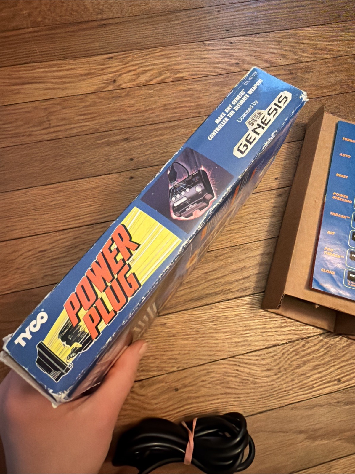 Tyco Sega Genesis Power Plug in Box CIB W/ Manual – TESTED & WORKING – FREE SHIP