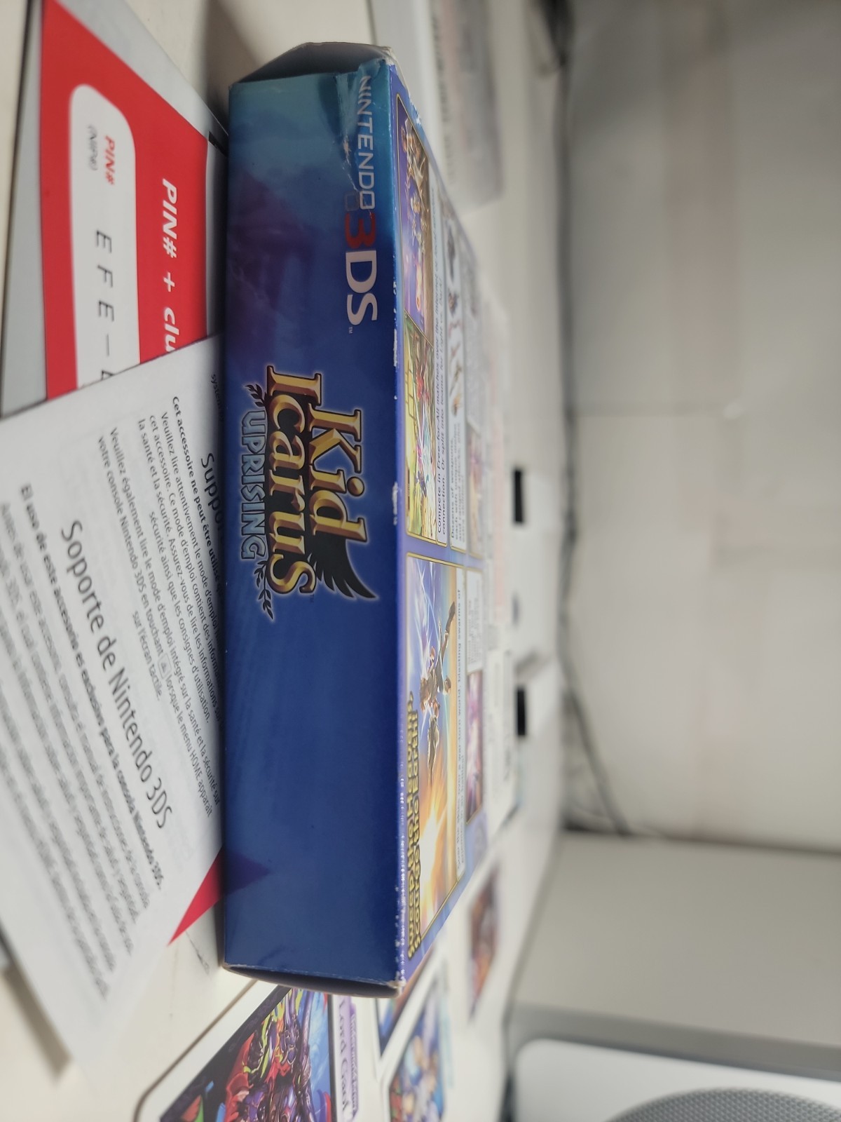 Kid Icarus Uprising Nintendo 3DS 2012 CASE & MANUAL, Box – No Game or AR Cards
