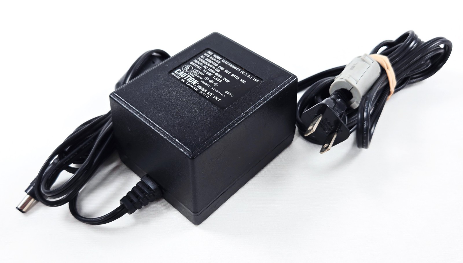 TURBOGRAFX CD MODULE AC ADAPTER Authentic OEM HES-ACA-02 NEC Tested