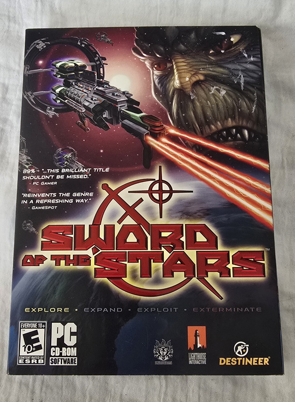 Sword of the Stars PC CD ROM 2006 w/ Manual, Product Key Included New Sealed