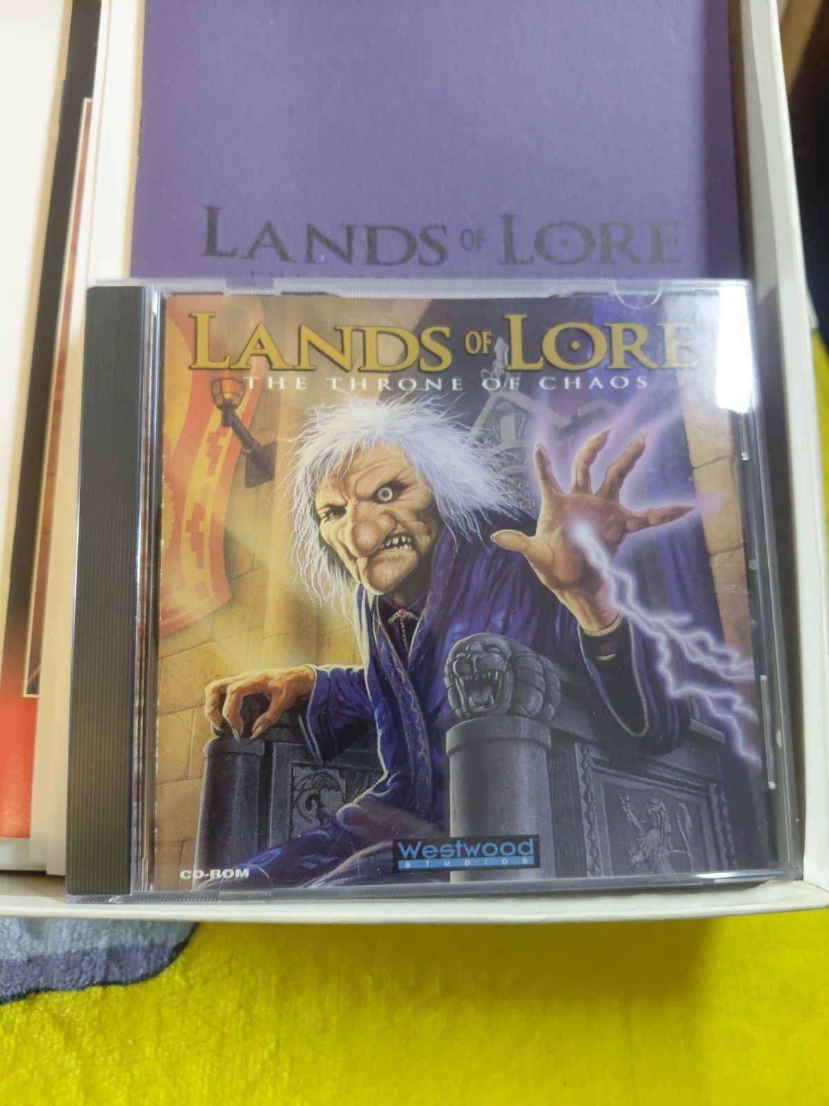 1994 Westwood Studios Lands of Lore Throne of Chaos PC CD-ROM – Big Box – CIB