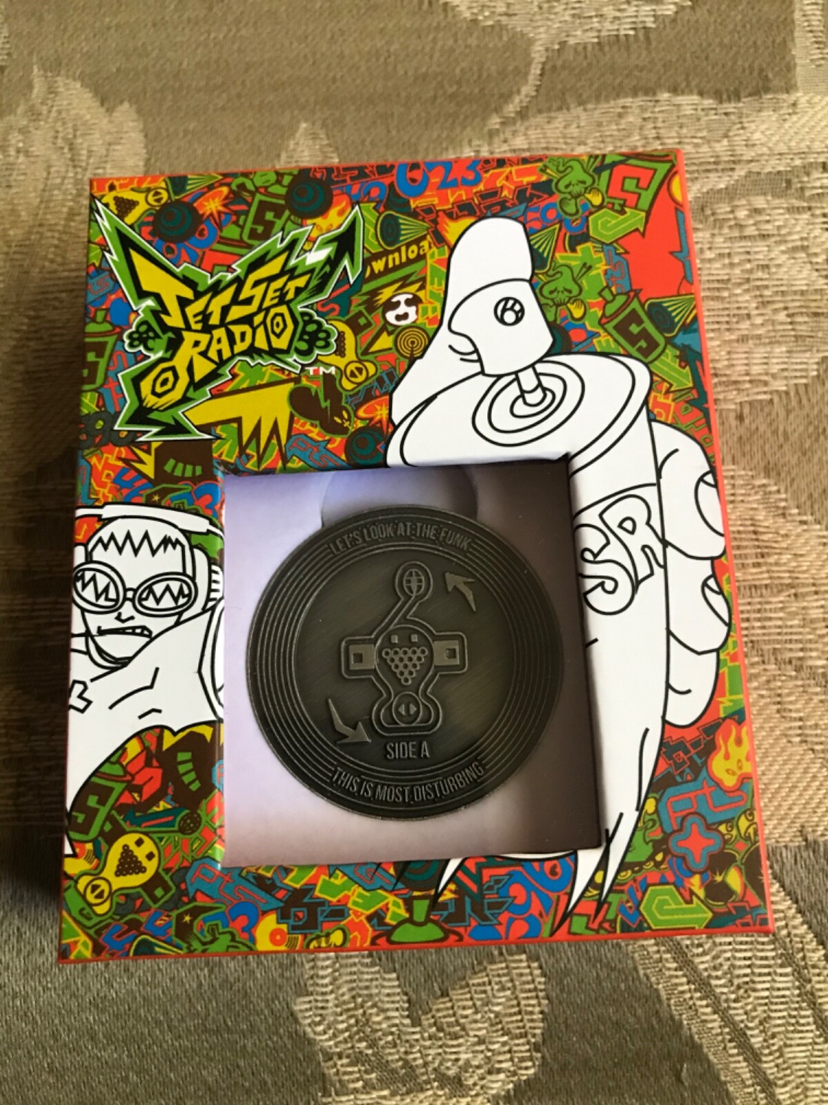 Jet Set Grind Radio Coin Medal Sega Shop EU Exclusive 300 Units Rare
