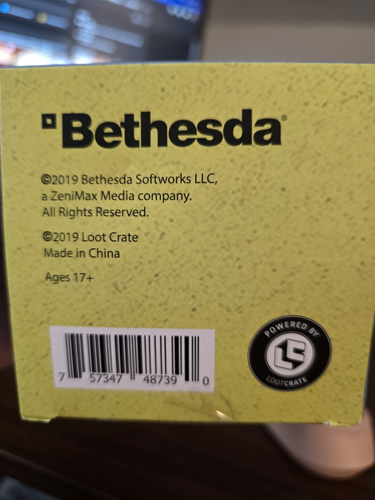 Loot Fallout Crate Build-A-Figure Box 1 of 6 Torso Liberty Prime Sealed PLZ READ