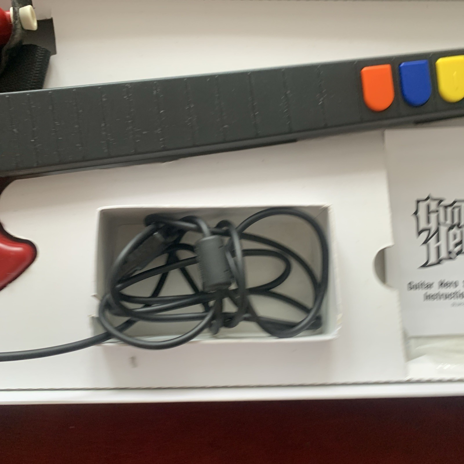 Guitar Hero RedOctane Gibson SG Wired Controller PS2 PlayStation 2 Tested Sony