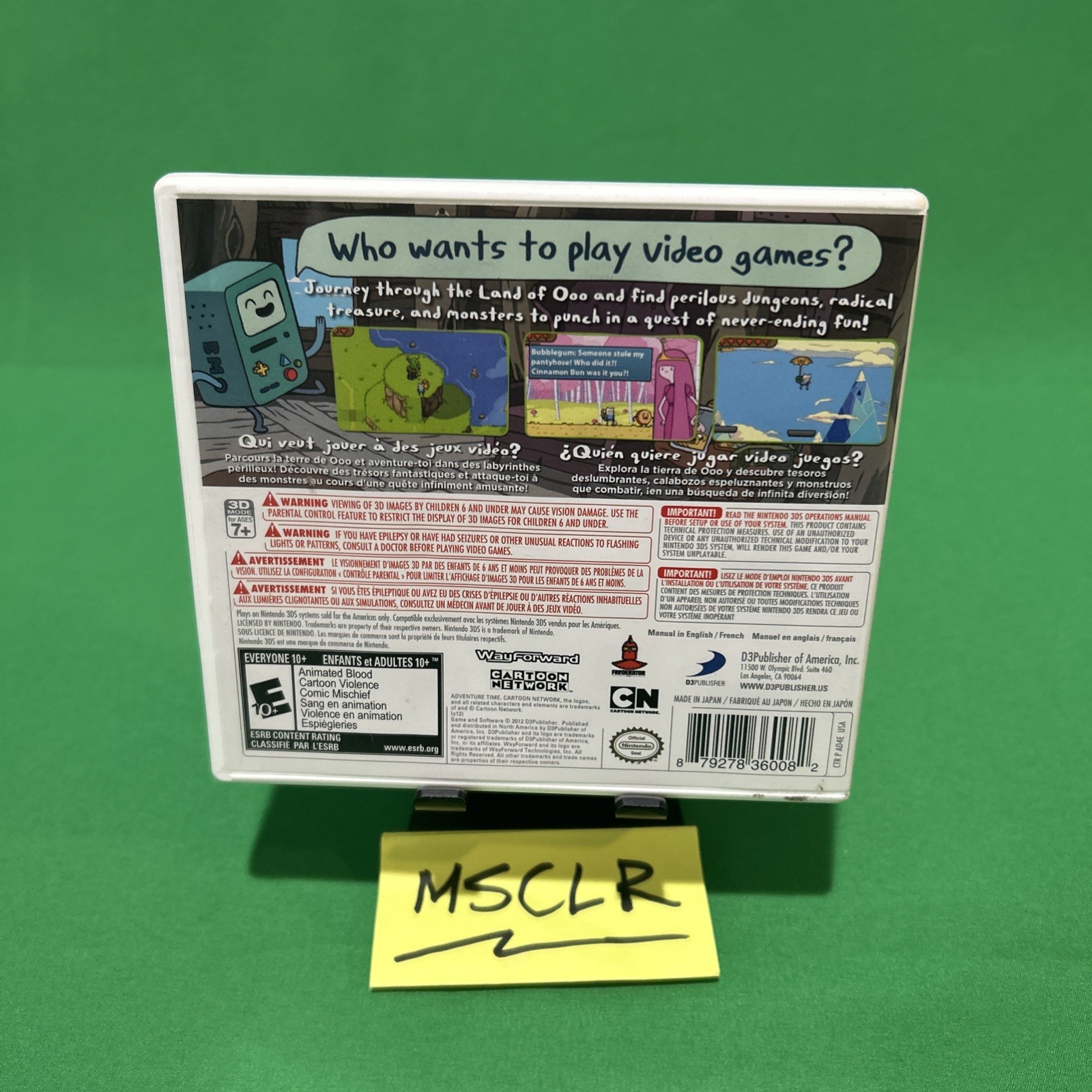 Adventure Time: Hey Ice King! | Nintendo 3DS | CIB & Tested | Fast Shipping