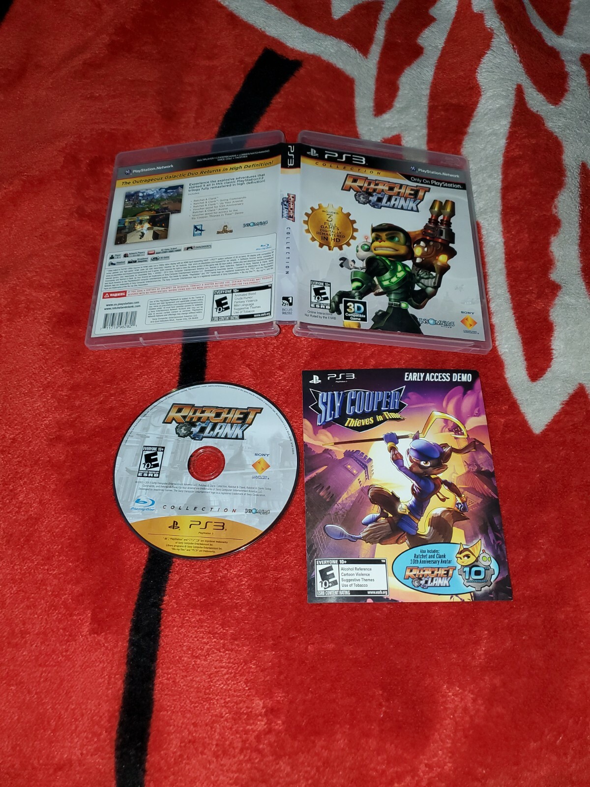 COMPLETE Ratchet & Clank Collection (Sony PlayStation 3, 2012) PS3 NO DLC