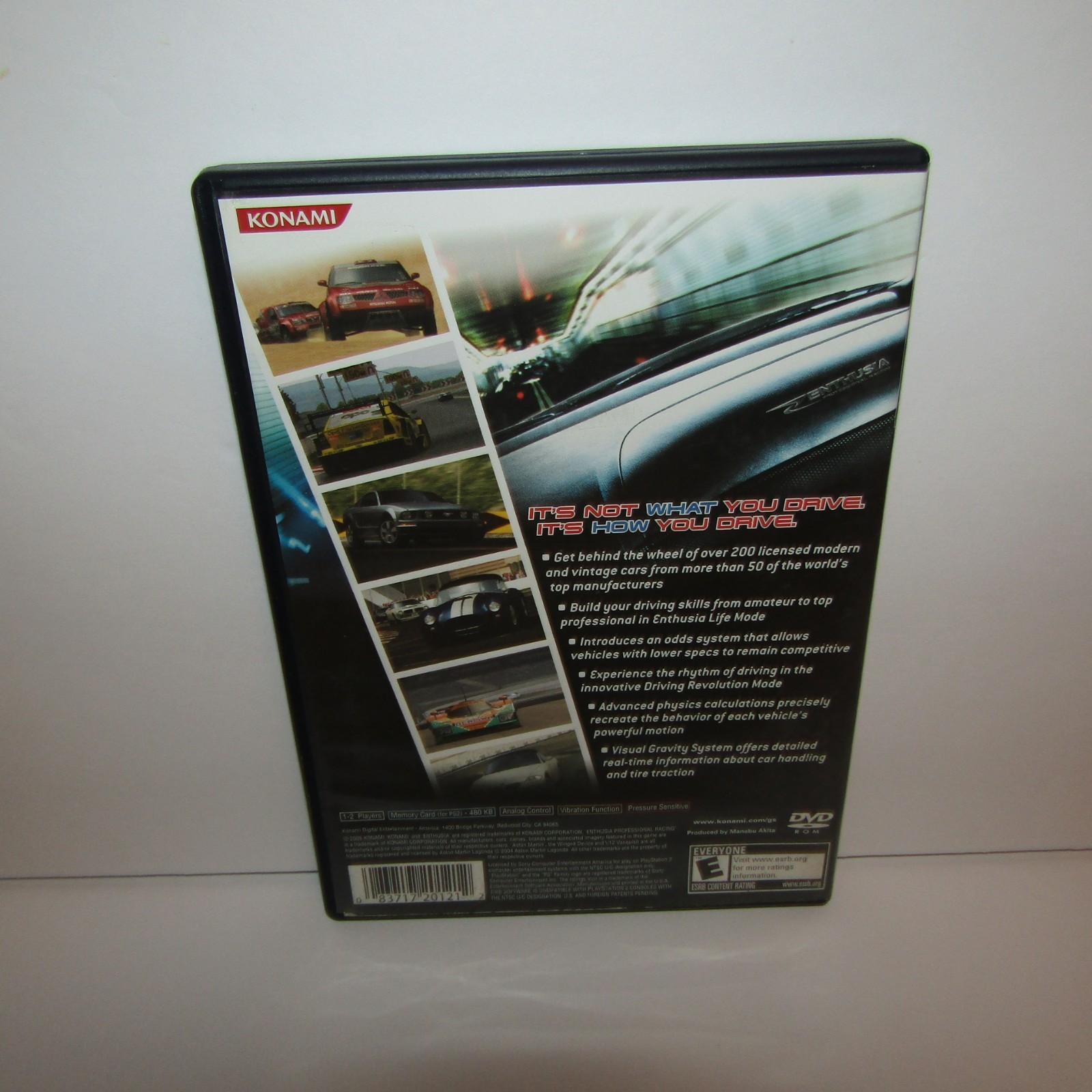 Enthusia Professional Racing Sony Playstation 2 PS2 Game with Manual Tested