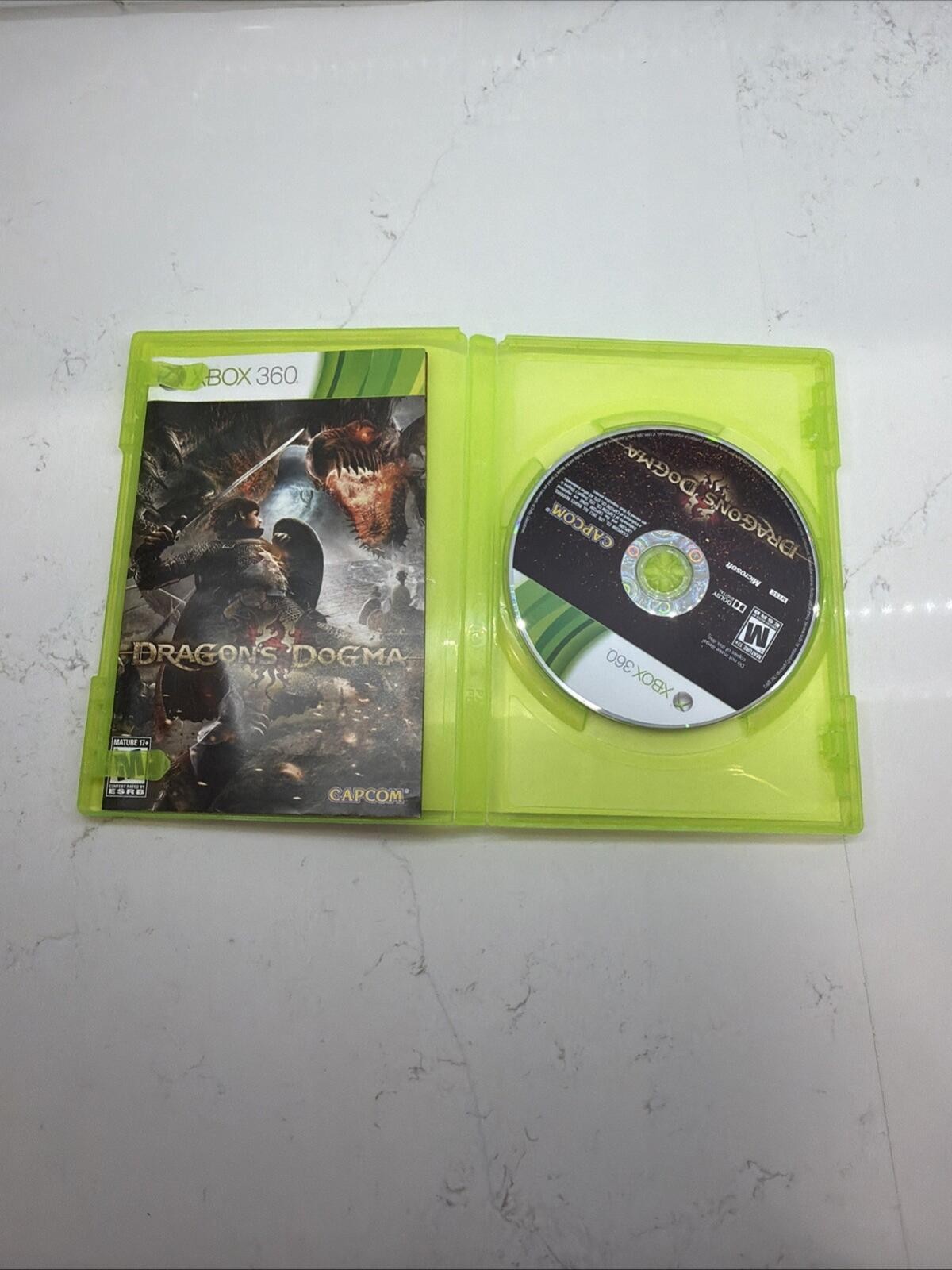 Dragon’s Dogma (Microsoft Xbox 360, 2012) CIB Complete in Box Tested Action RPG