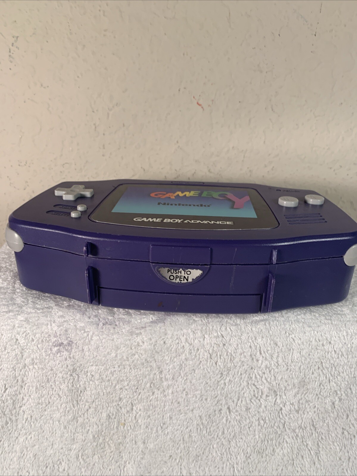 RARE Game Boy Advance Hard Shell Carrying Case 2002 ALS – Indigo Purple Readinfo