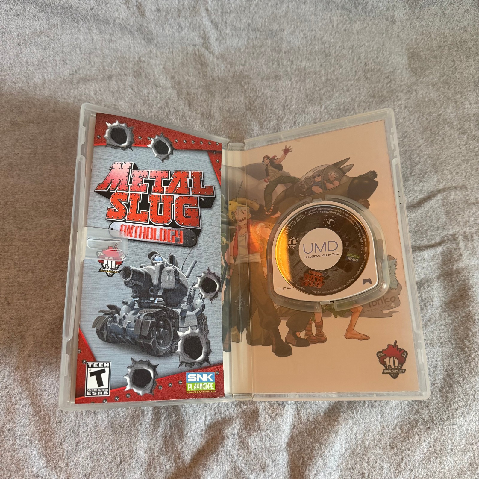 Metal Slug Anthology PSP 2007 CIB Black Label 2007 TESTED