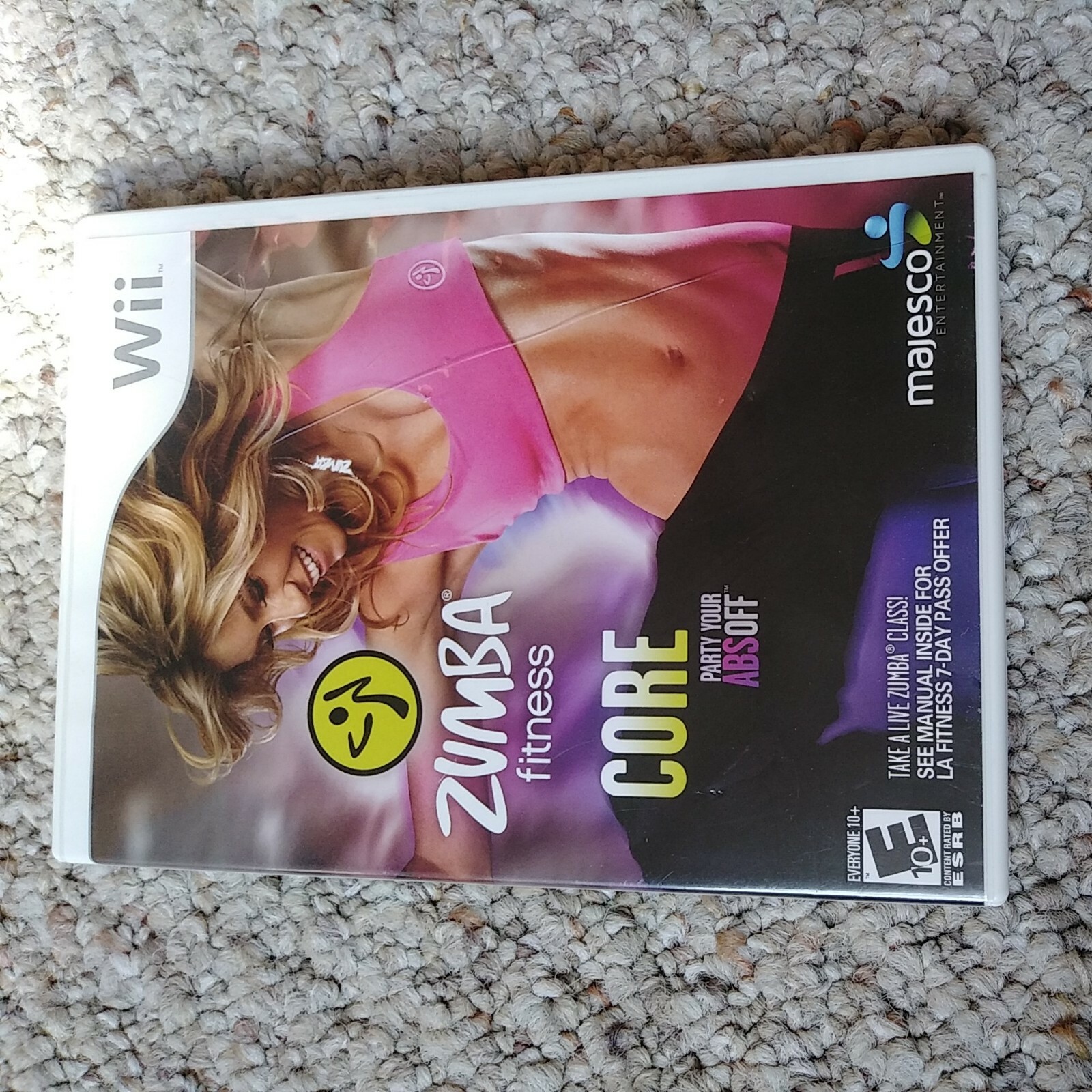 Zumba Fitness Core Nintendo Wii Workout Exercise Game Tested Complete