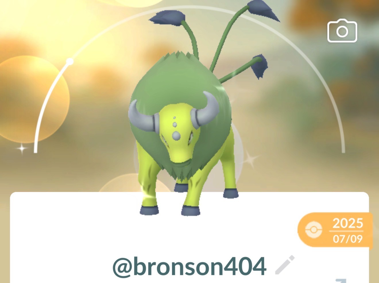 Pokemon Shiny Tauros TR–ADE G0 Unregistered
