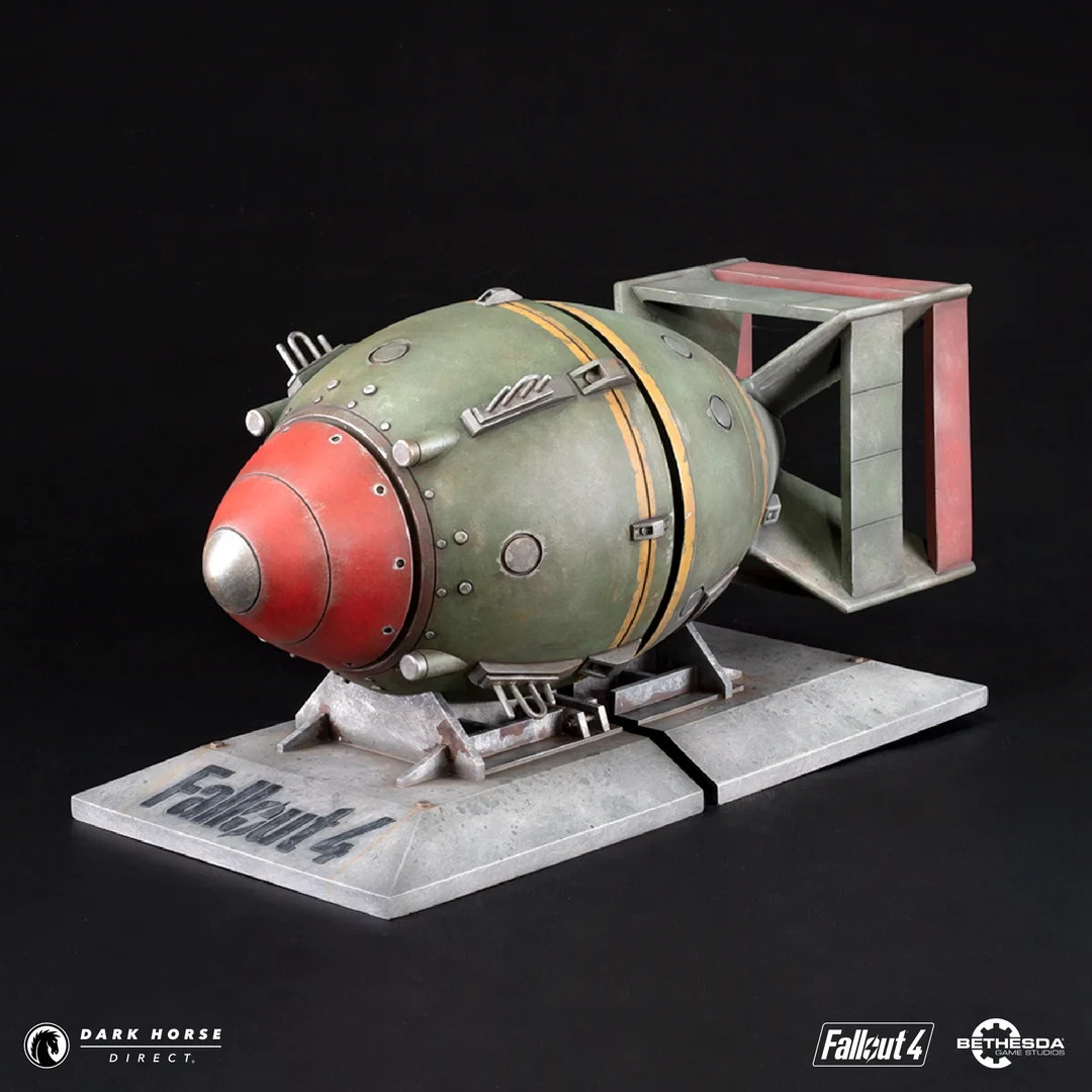 Fallout 4 Liberty Prime Nuke Bomb Bookends Limited Edition X/1000