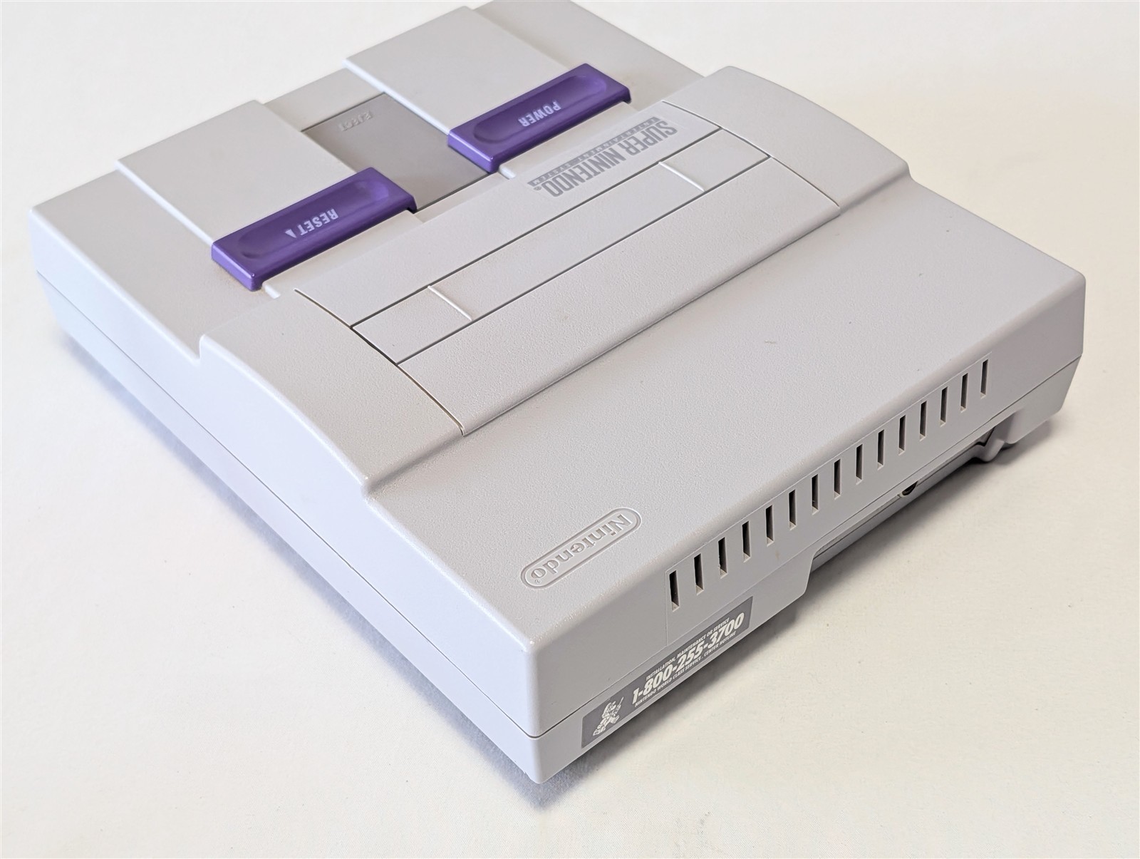 Super Nintendo SNES Console SNS-001 Bundle 2 Controllers Mario World TESTED