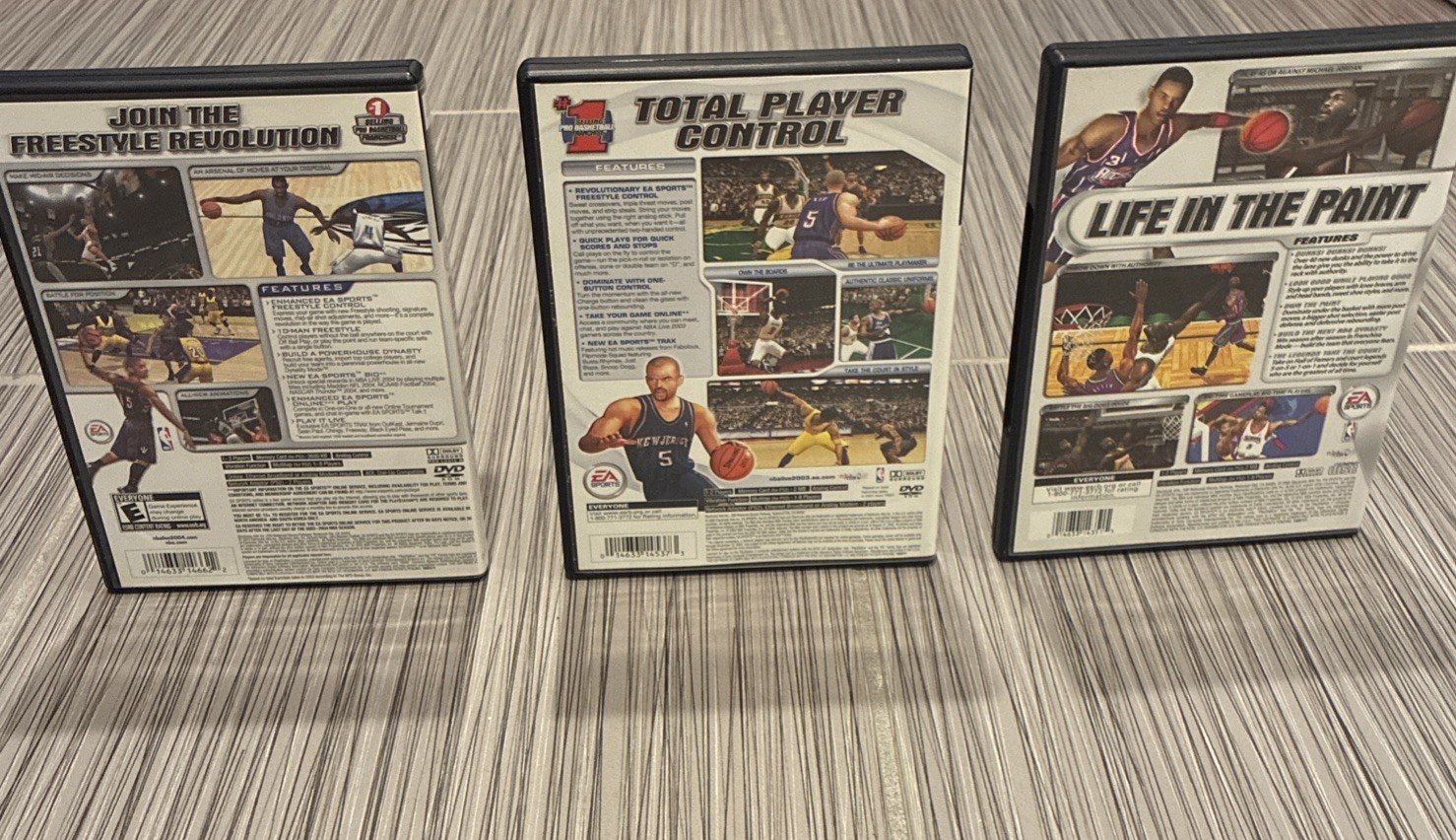 NBA Live 2002 + NBA Live 2003 + NBA Live 2004 All With Manuals All Brand New