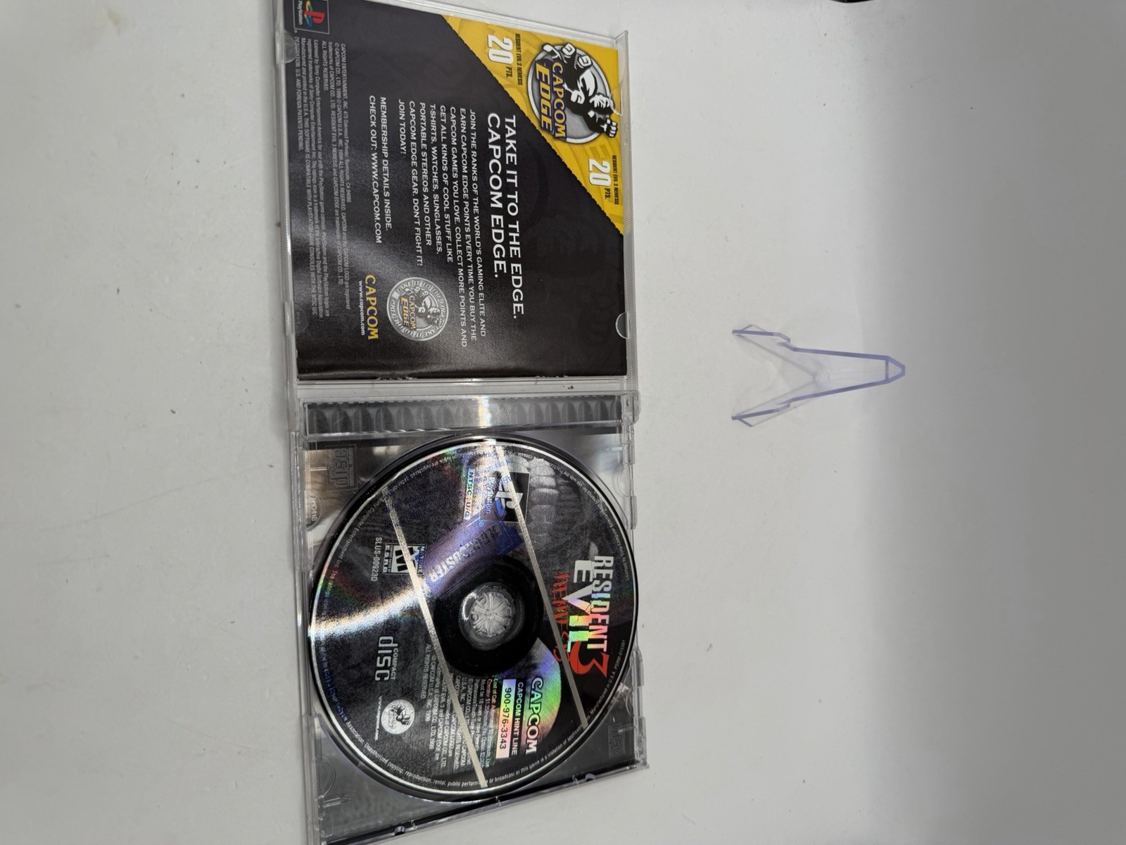 Resident Evil 3: Nemesis With Manual And Registration, Black Label. Fast Ship