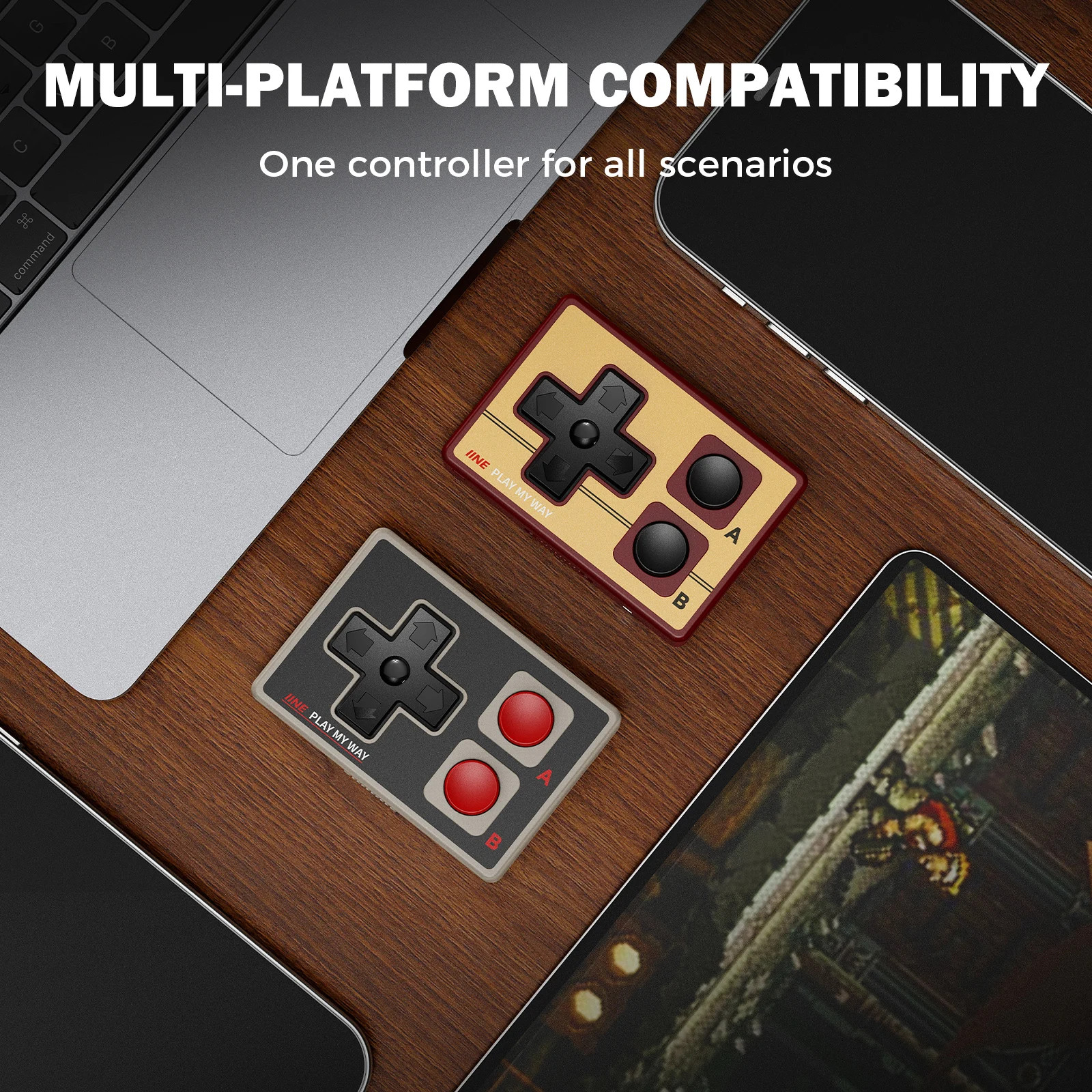 Mini Retro Game Controller for Android iOS Multi-Platform Portable Handle
