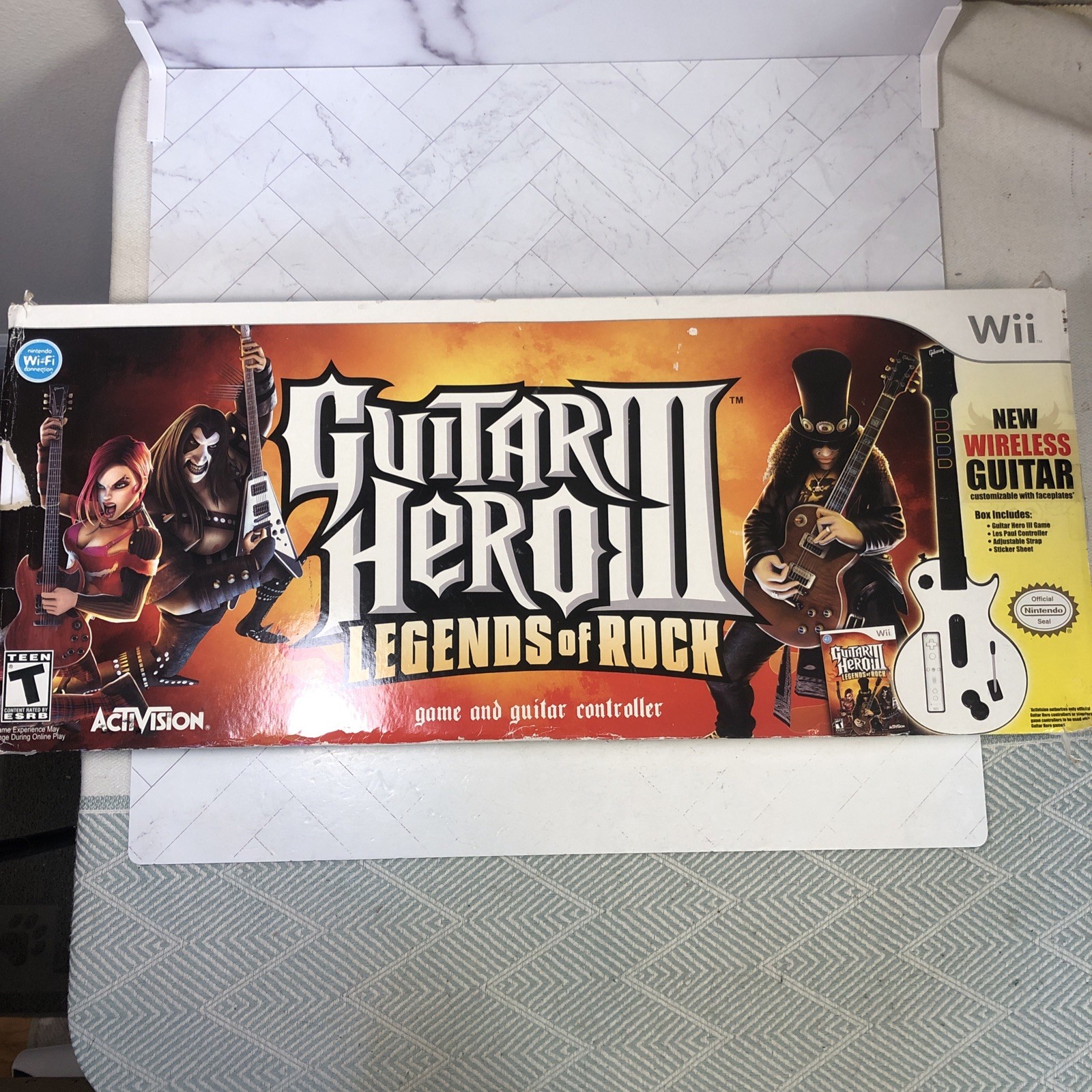 Guitar Hero 3: Legends of Rock Wii Bundle BRAND NEW & UNOPENED