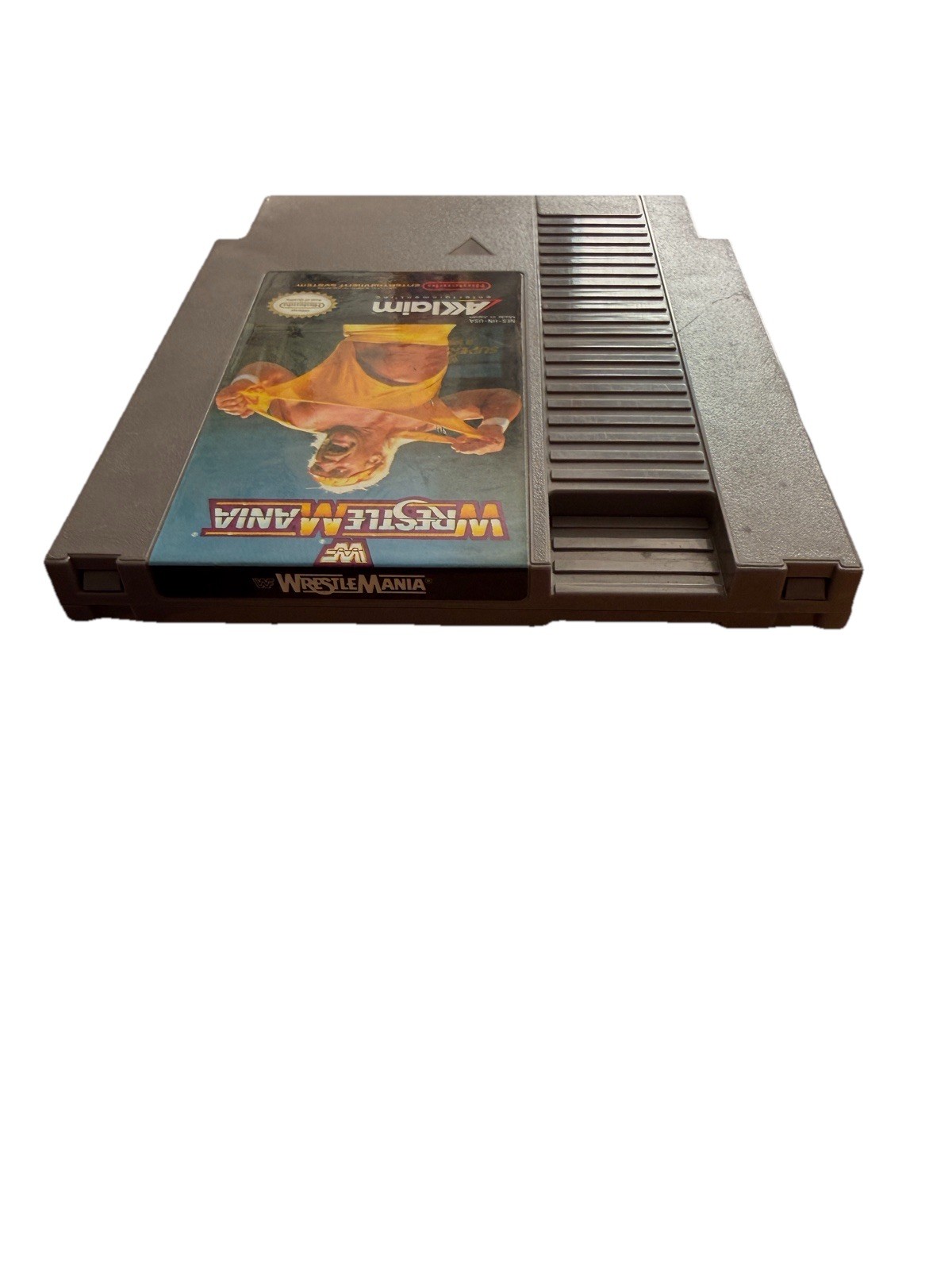 WWF WRESTLEMANIA (Nintendo NES) Authentic Game Hulk Hogan Untested