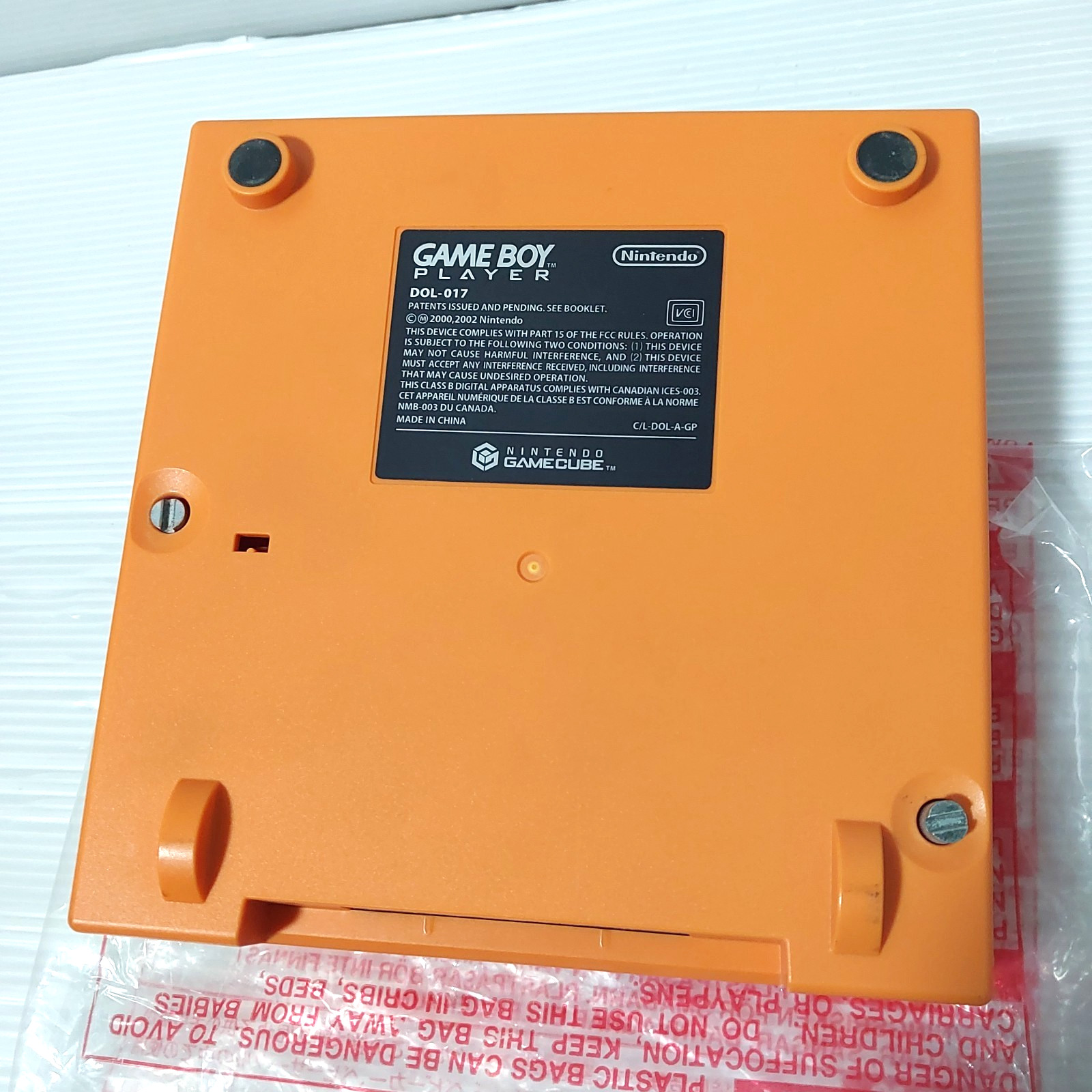 Nintendo GameCube Spice Orange Console with Gameboy player Region Free Japan