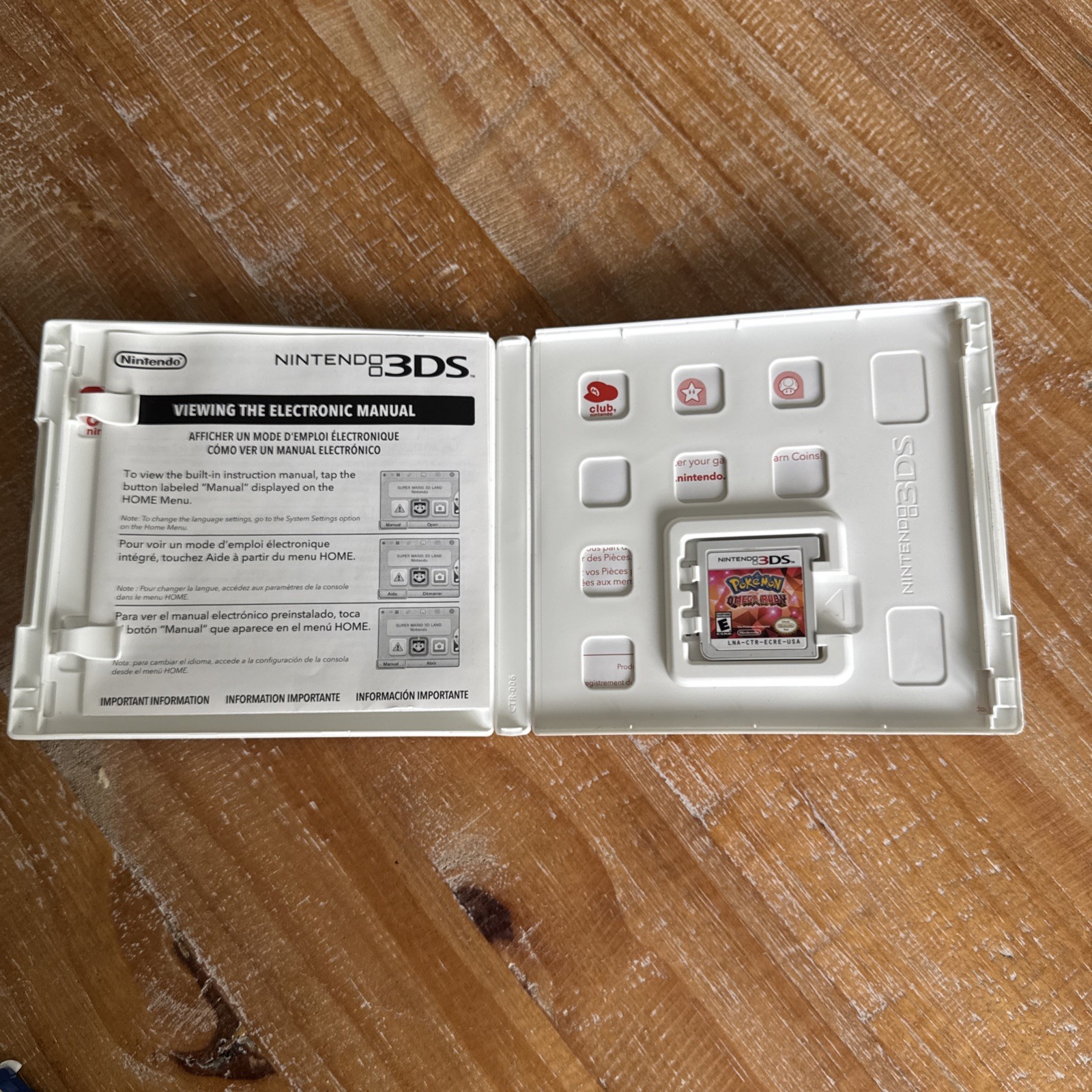 Pokemon Omega Ruby Nintendo 3DS Game Complete in Box Tested Working CIB!