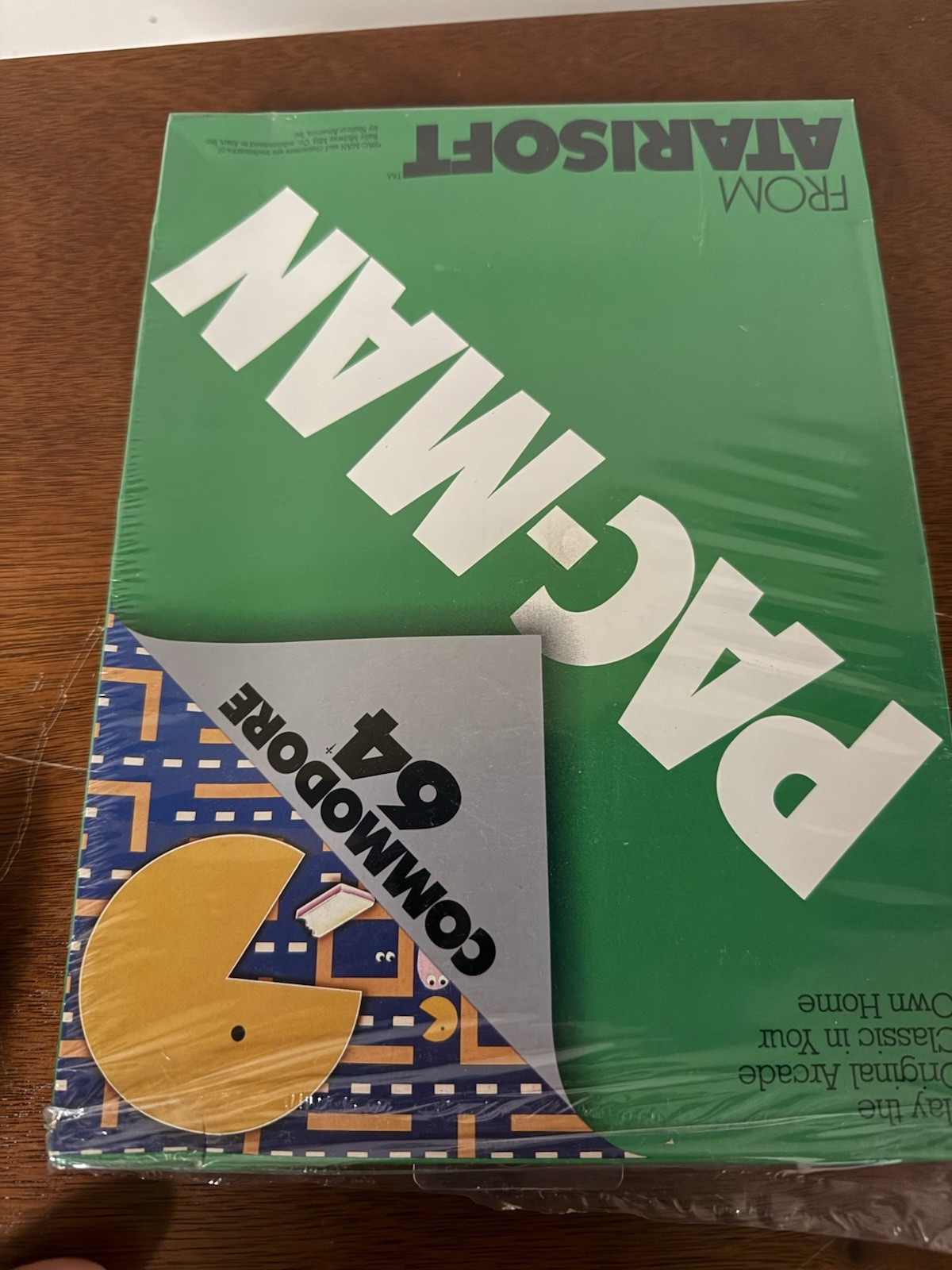 PAC-MAN ATARISOFT COMMODORE 64 CARTRIDGE 1983 GAME ORIGINAL BOX STILL SEALED