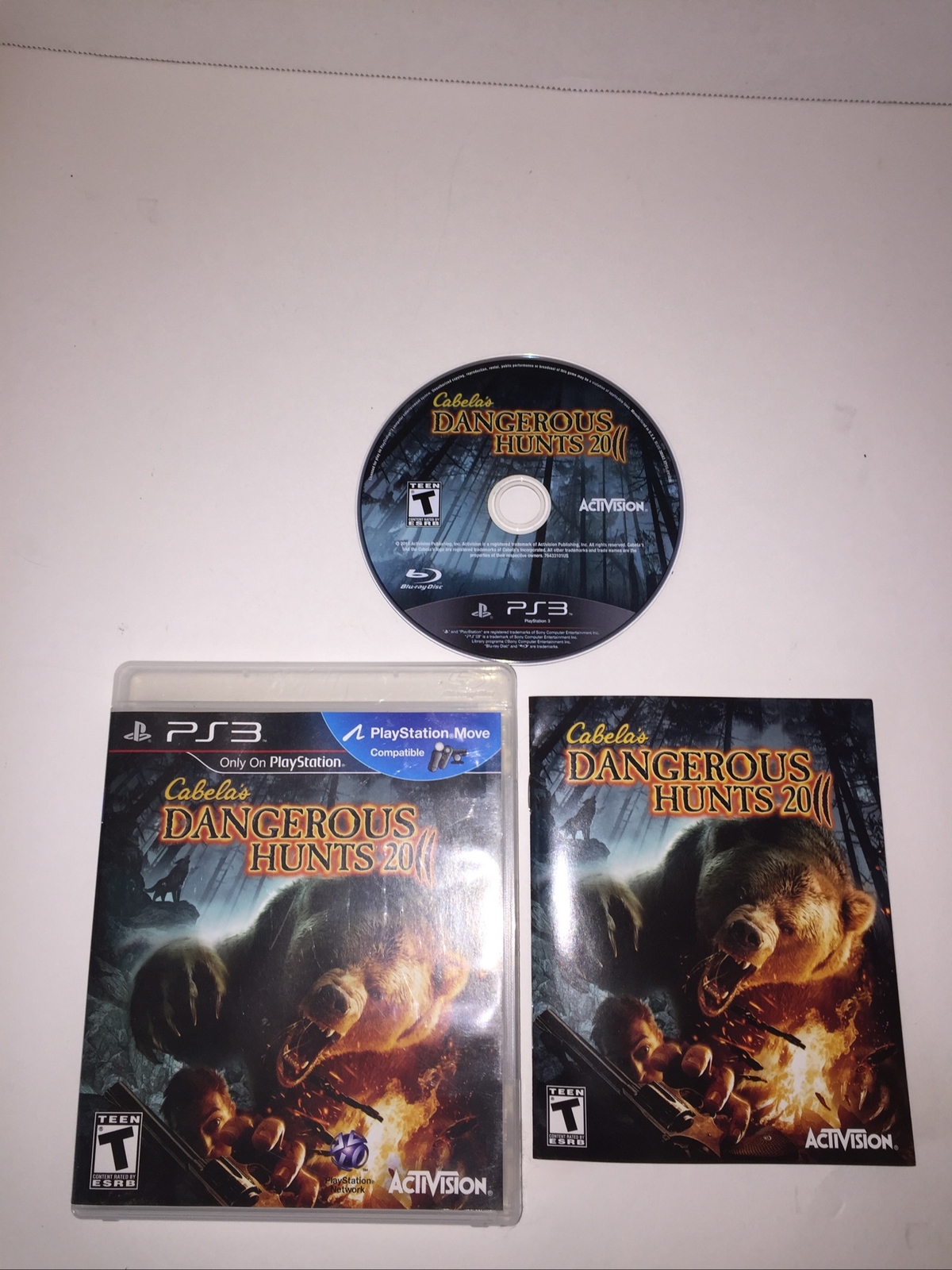 Cabela’s Dangerous Hunts 2011 (Sony PlayStation 3, 2010) CIB Tested Fast Ship