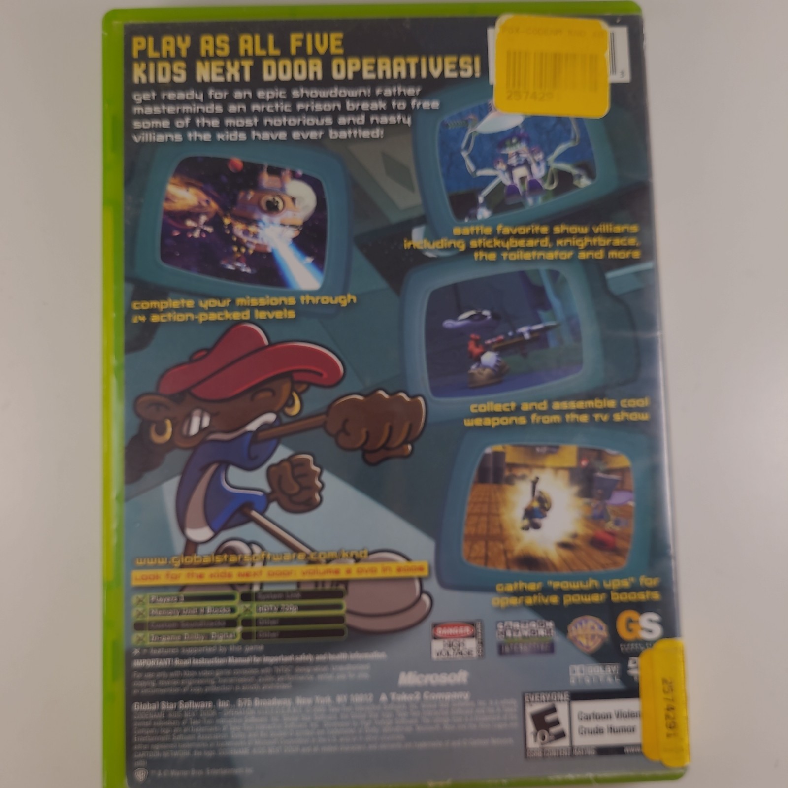 Global Star Software – Kids Next Door Operation V.I.D.E.O.G.A.M.E. Xbox