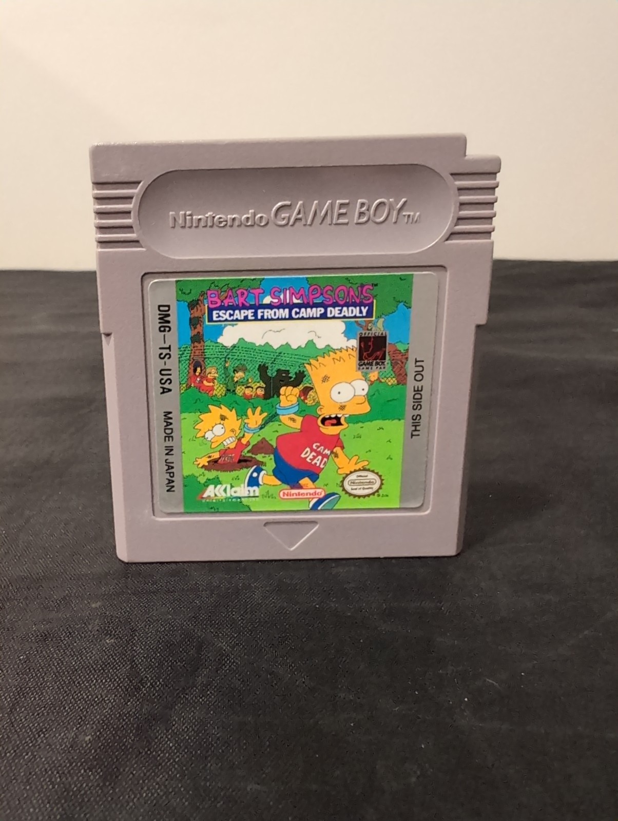 Bart Simpsons Escape from Camp Deadly – Nintendo Gameboy