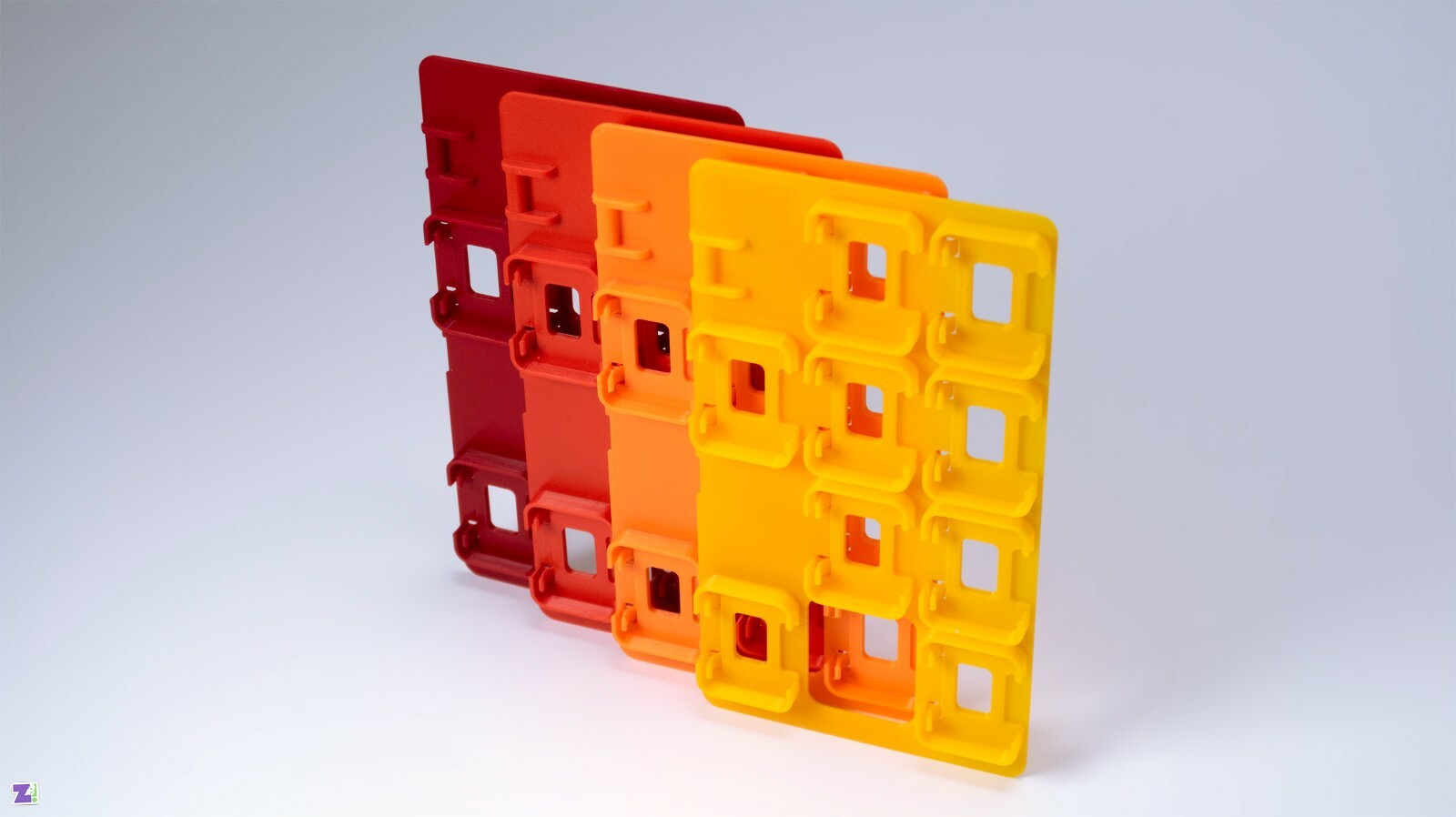 Nintendo Switch Game Card Holder Organizer Case: Inferno Color Collection