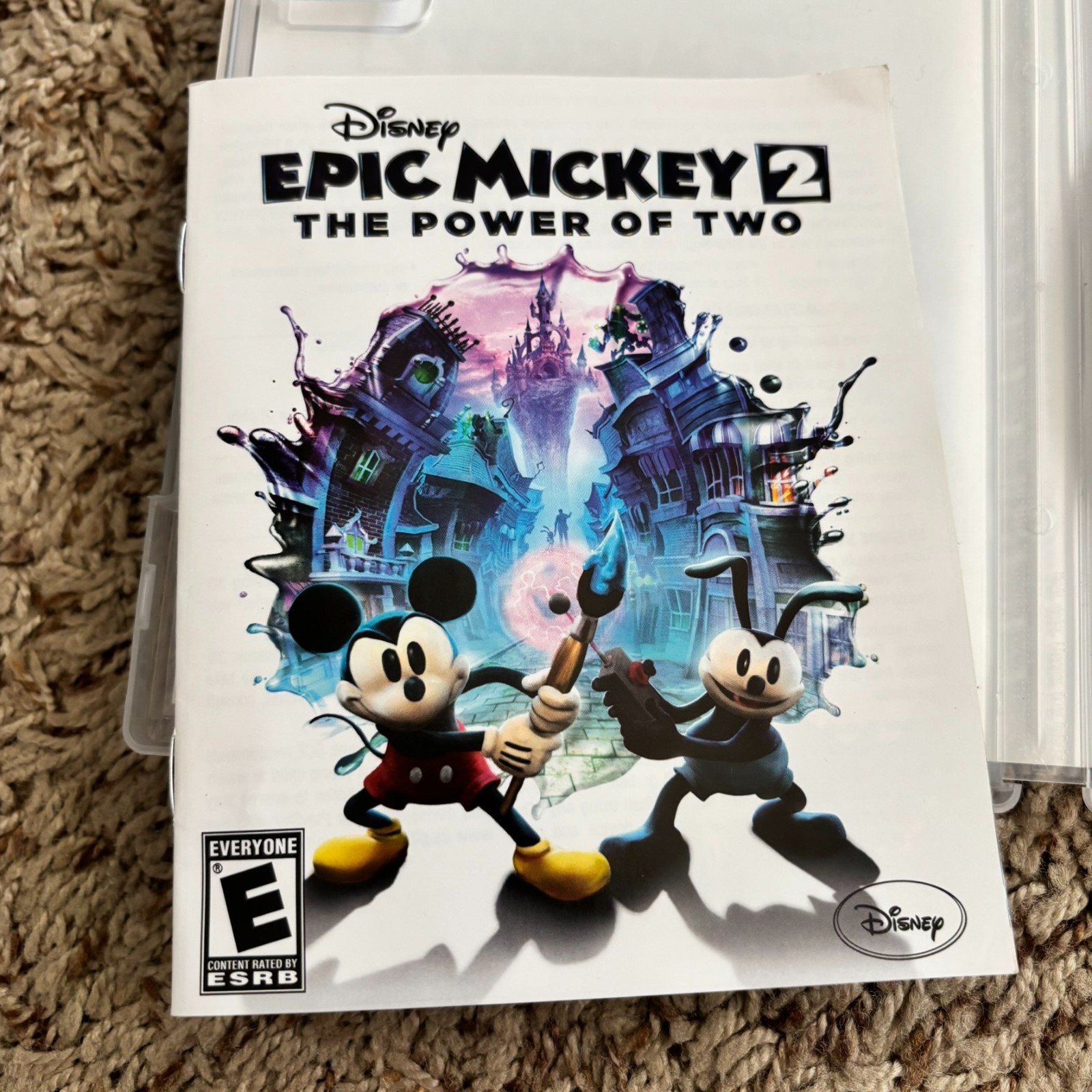 Disney Epic Mickey 2: The Power of Two Sony PS3 Video Game Complete CIB