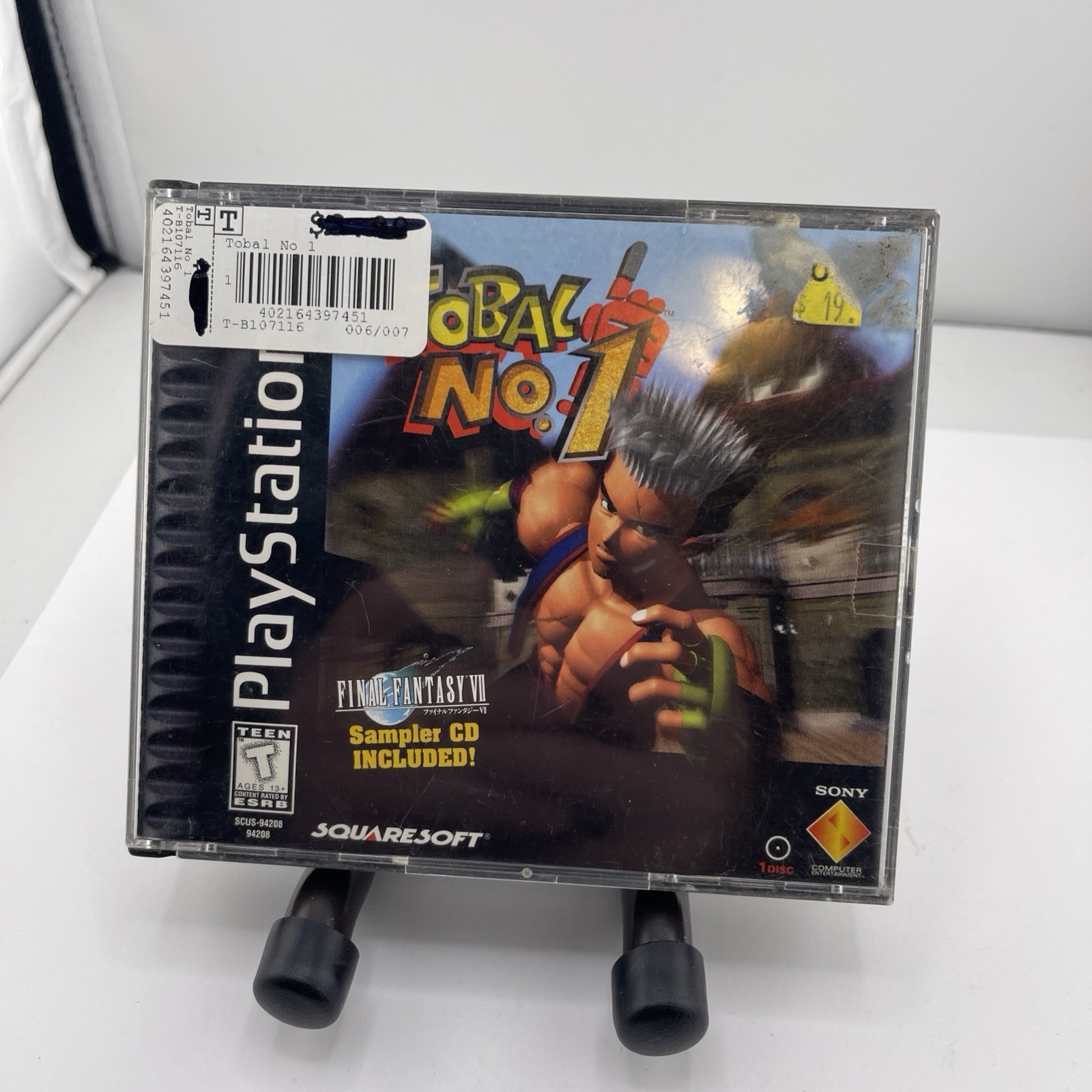 Tobal No. 1 (Sony PlayStation 1, PS1 1996) Has FF Demo No Manual