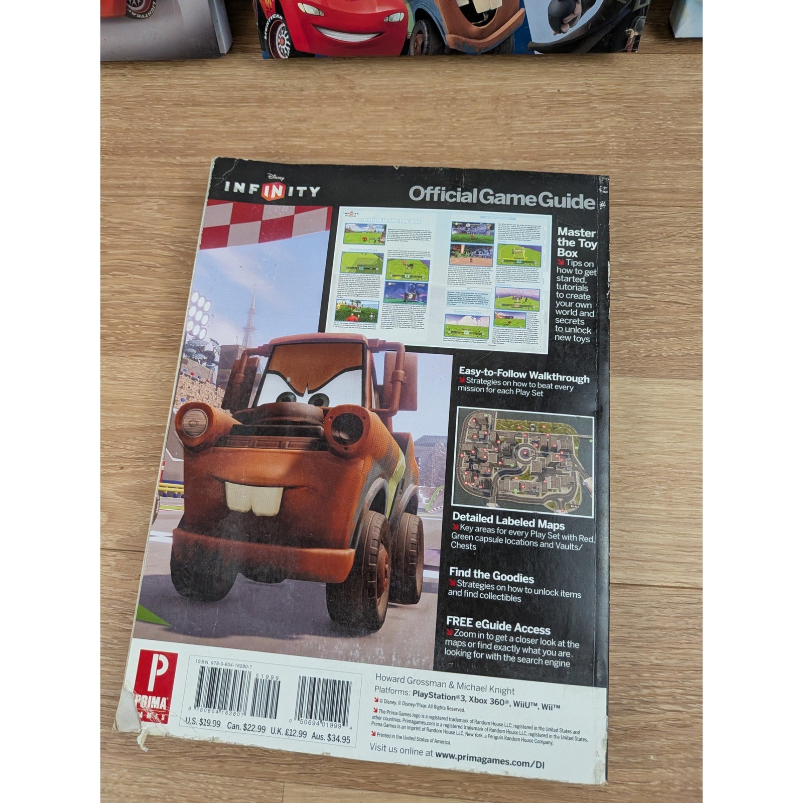 Disney Infinity Power Disc Albums Incomplete & GameStop Game Guide Bundle