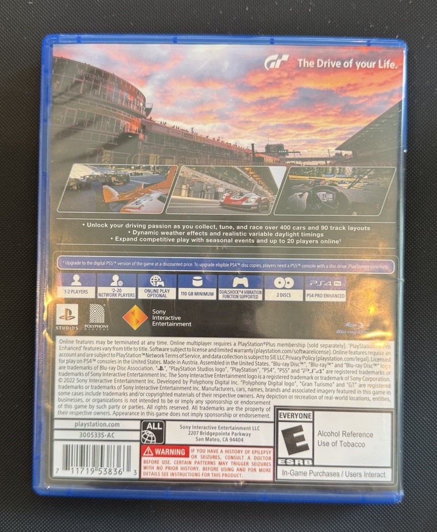 Sony Interactive Entertainment Gran Turismo 7 PS4 Racing Game