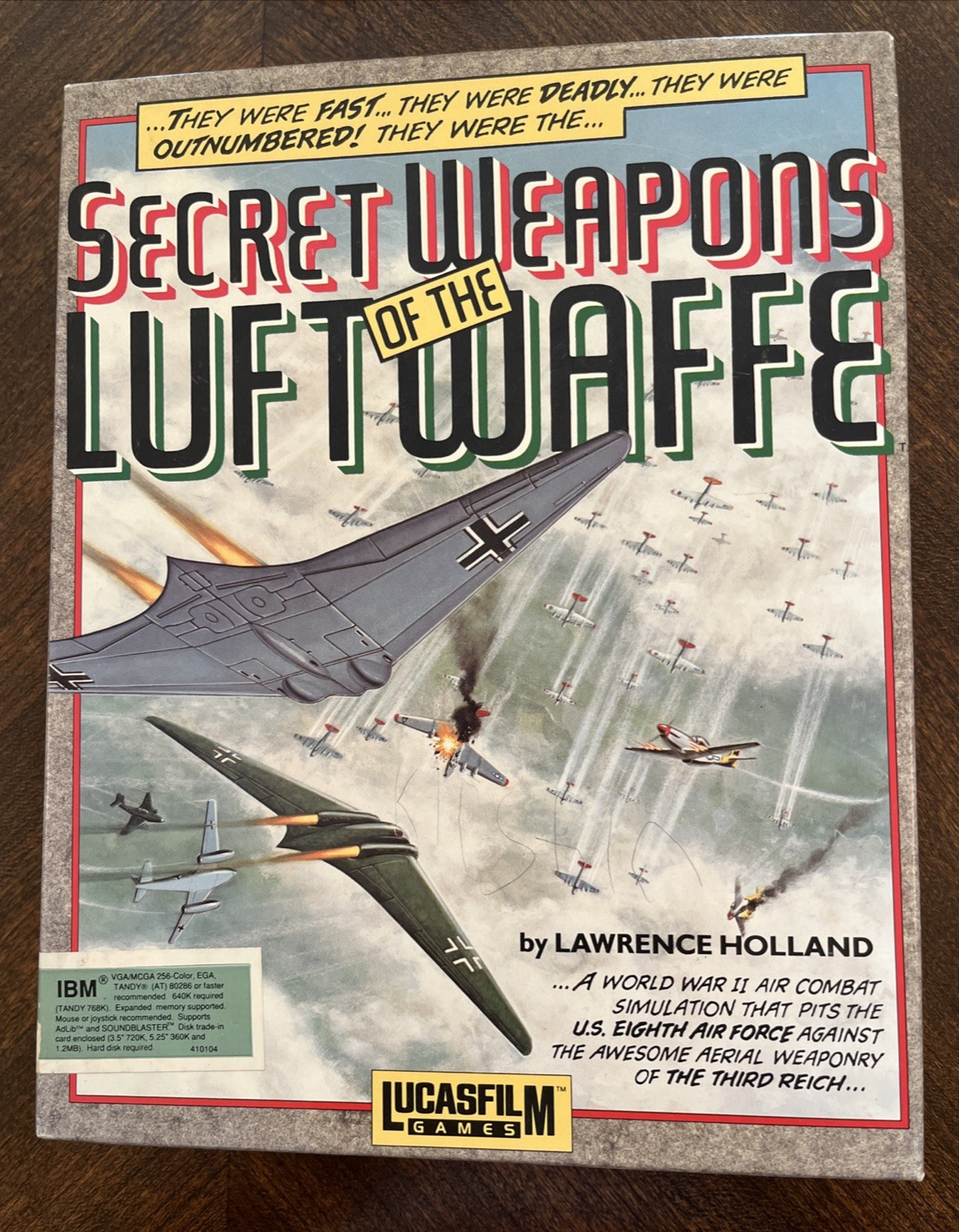 Secret Weapons of the Luftwaffe Big Box Complete PC 3.5” + P-38 Tour of Duty