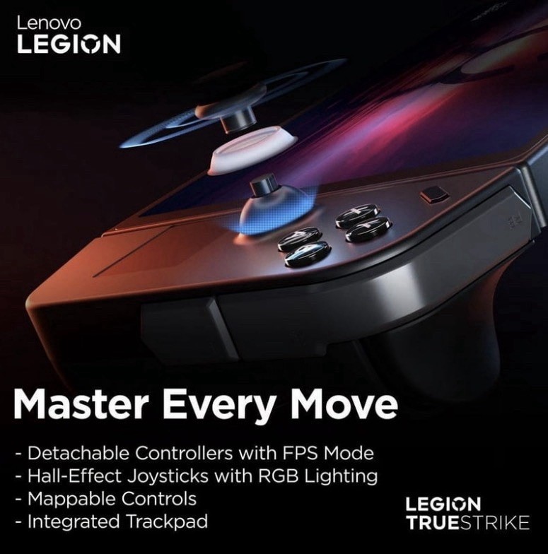Lenovo Legion Go 512GB Handheld PC 8.8in 1600p Touchscreen Detachable