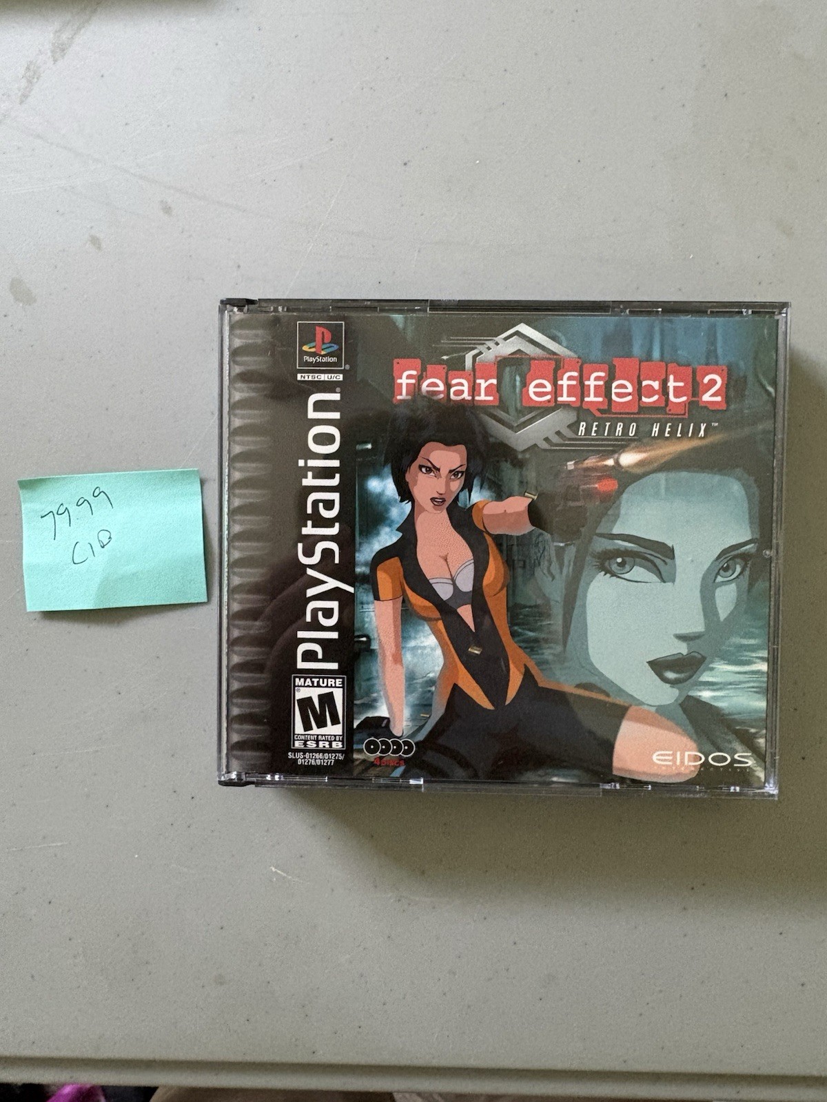 Eidos Fear Effect 2: Retro Helix (Sony PlayStation 1) CIB M Mature