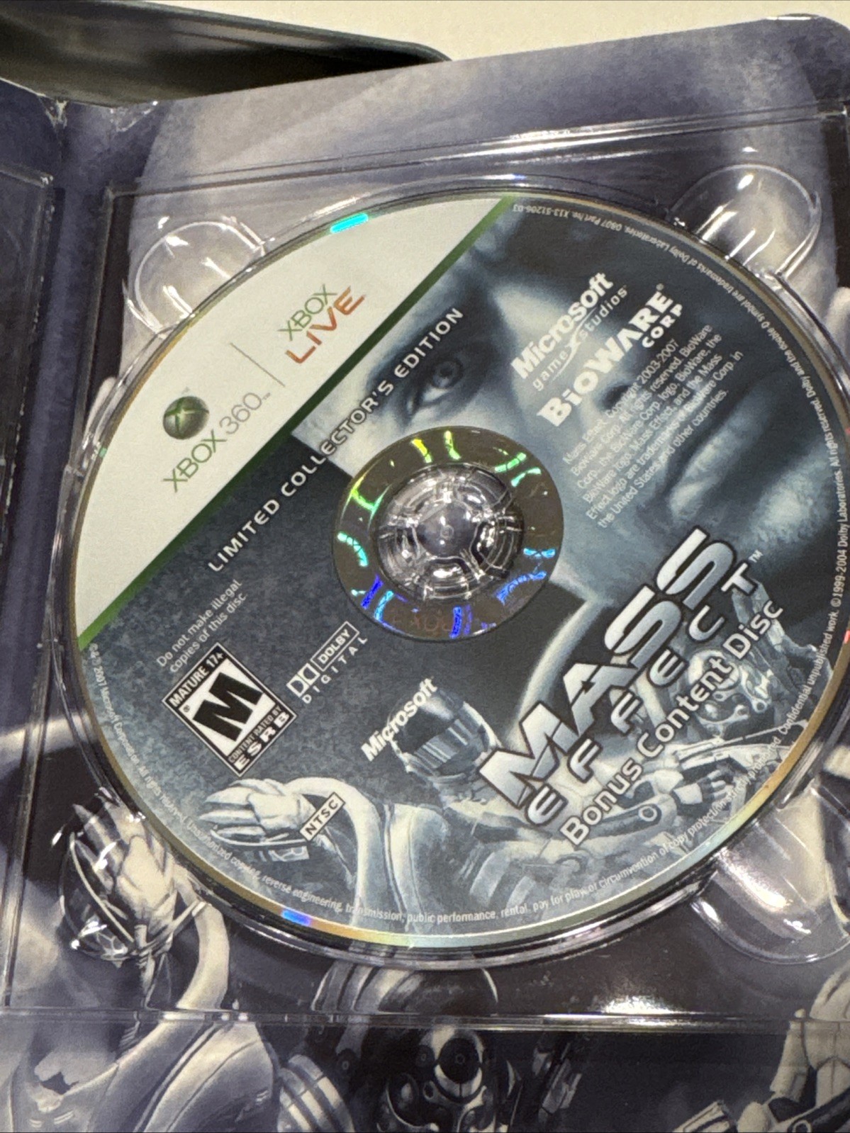 Mass Effect Limited Collector’s Edition (Xbox 360, 2007) good condition
