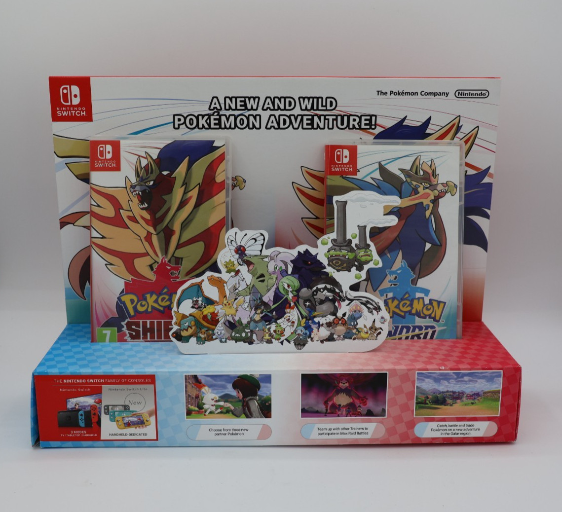Pokemon Sword & Shield Glorifier | Nintendo Switch Display Promo 2019