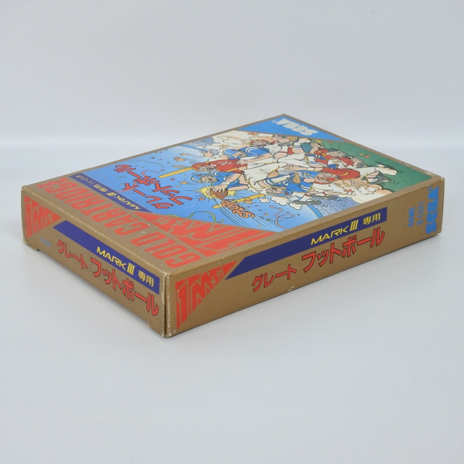 GREAT FOOTBALL G-1321 Sega Mark III Gold 2599 m3
