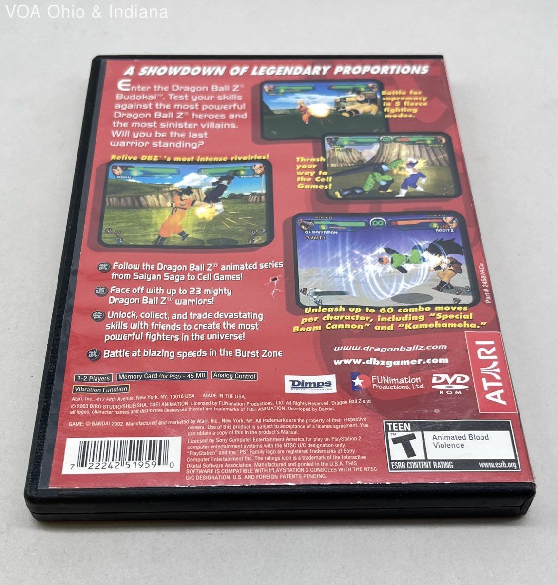 Dragon Ball Z Budokai PlayStation 2 PS2 Greatest Hits CIB Complete in Box