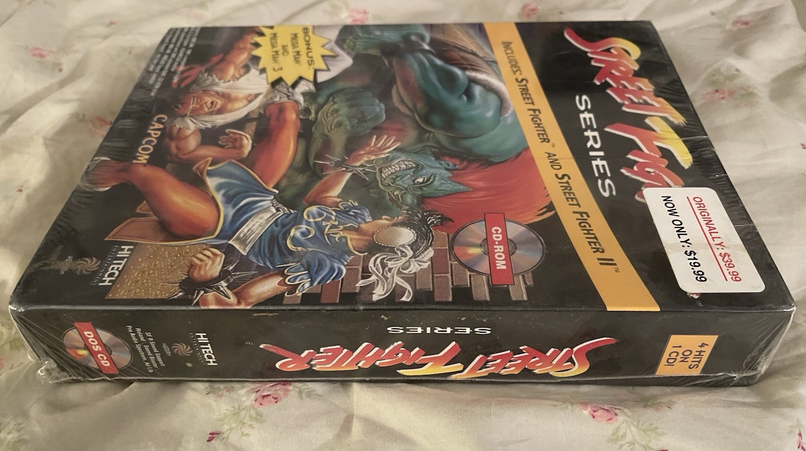 Sealed Street Fighter Series Big Box CD Rom Street Fighter 1 & 2 Megaman 1 & 3