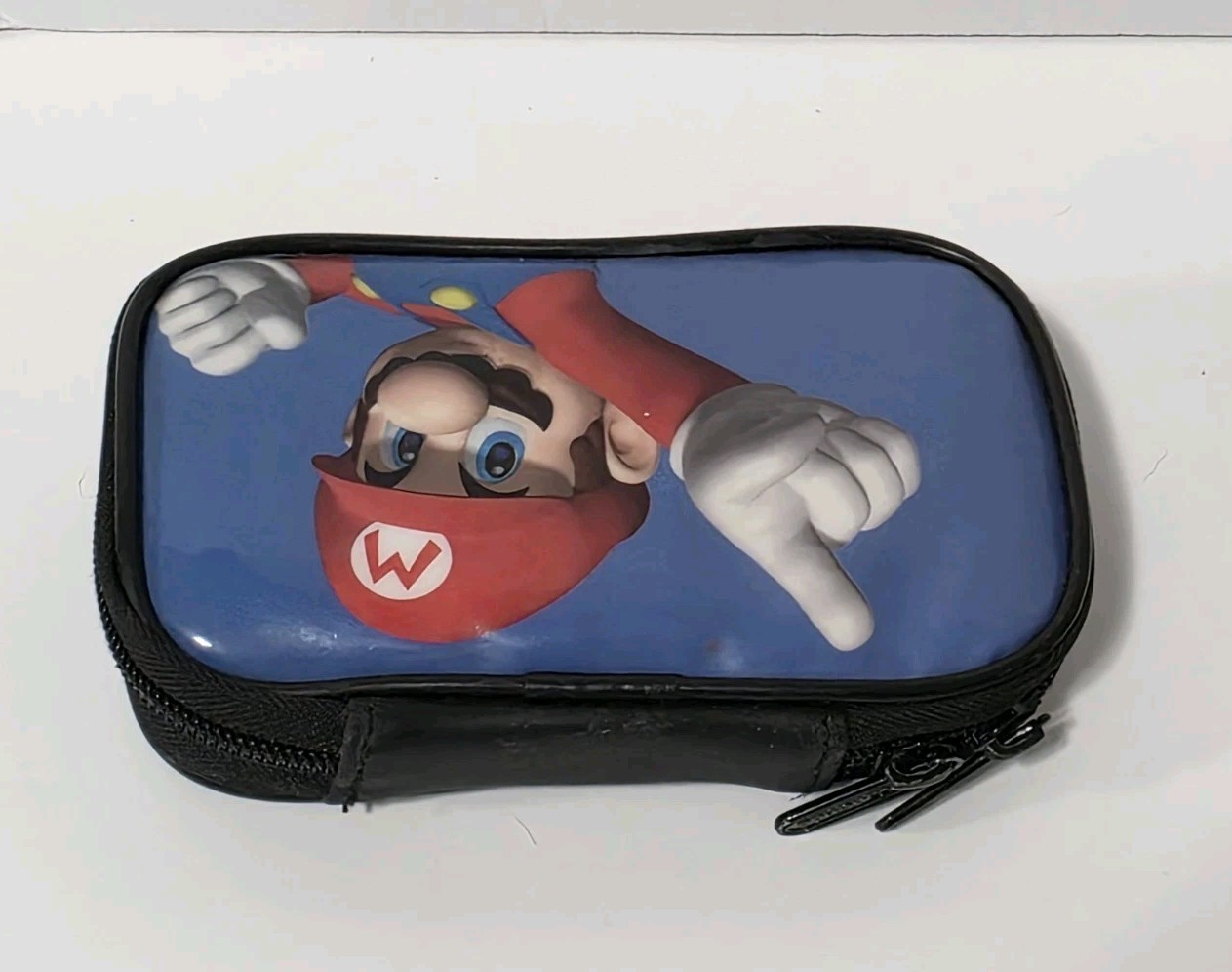 Official Nintendo Mario DS Carrying Case Travel Bag Zipper BD&A Vintage