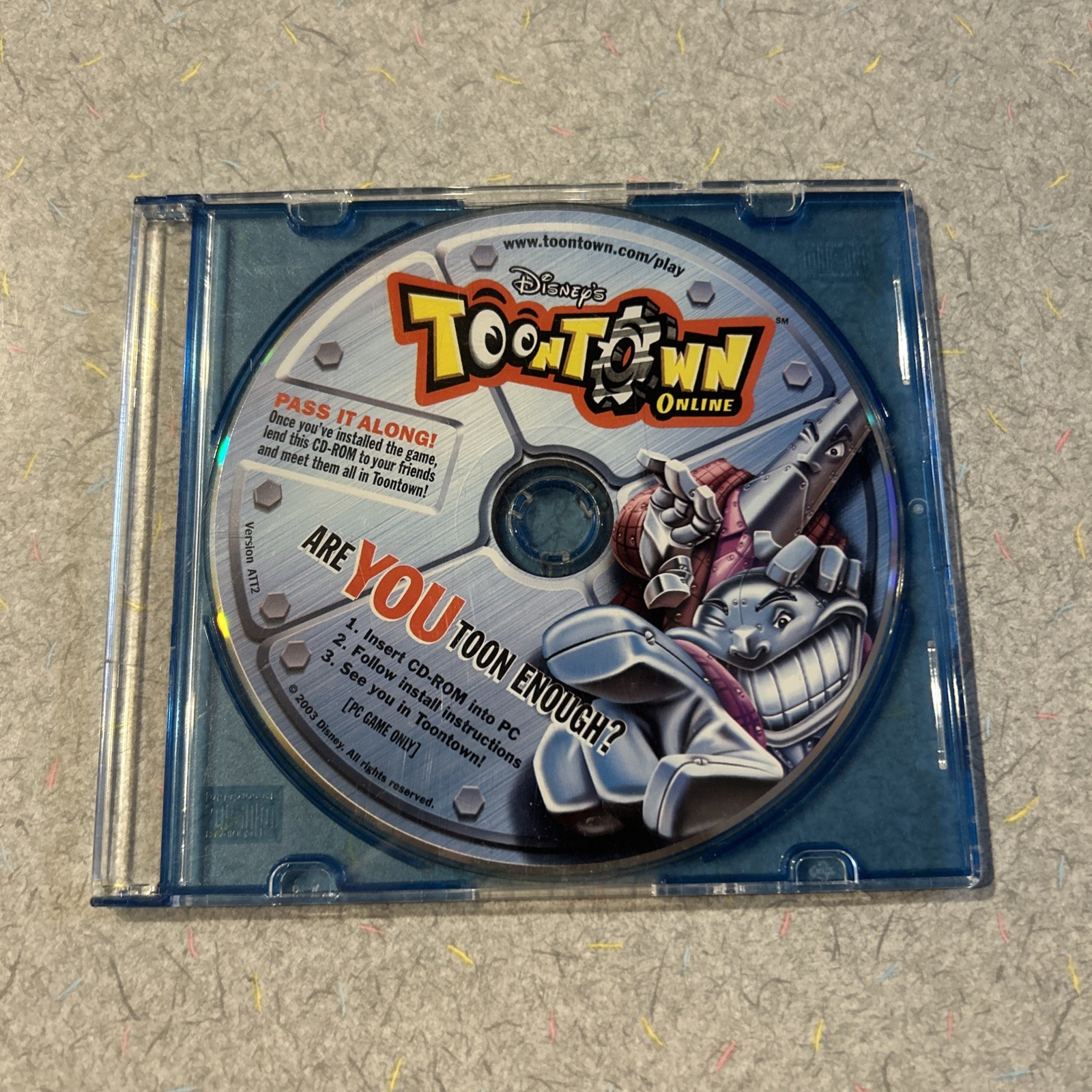 Disney’s Toontown Online PC Game Disc Only