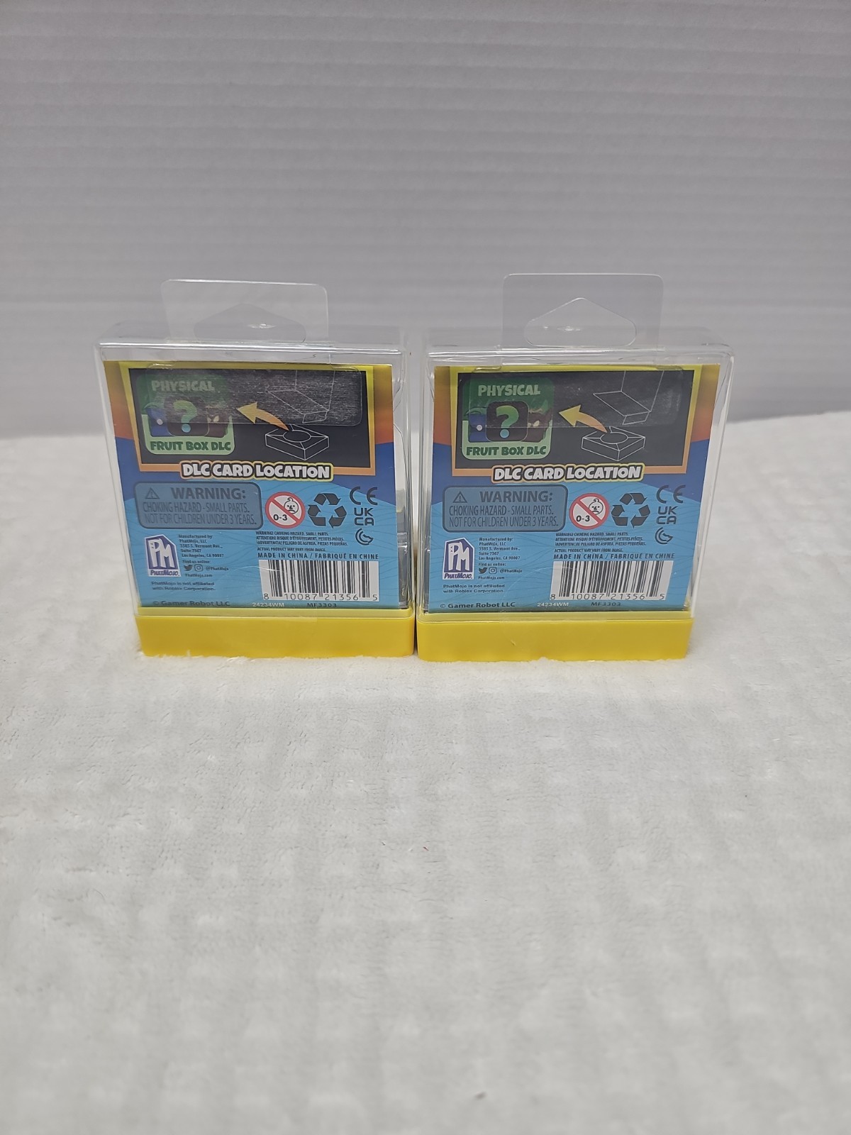 PhatMojo Blox Fruits Collectibles Set of 2 Fruit Box DLC Physical Figures