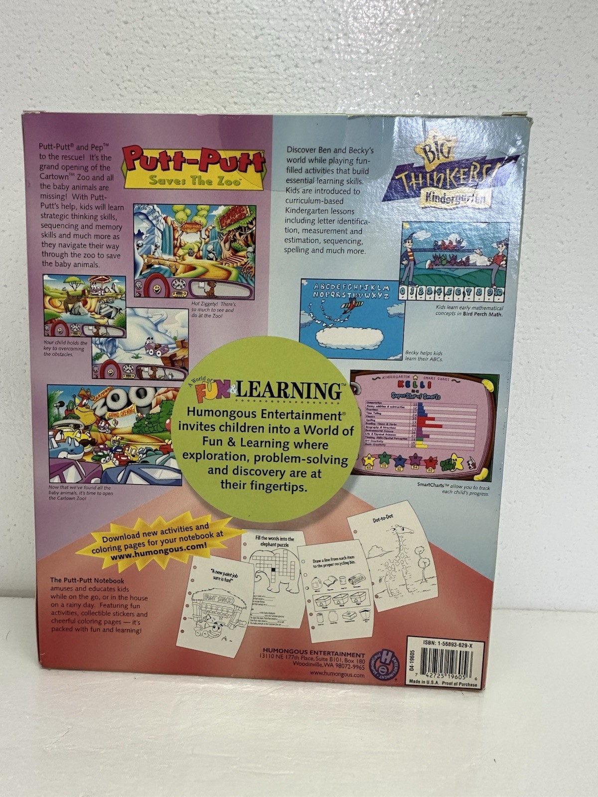 World of Fun & Learning: Kindergarten Edition (Windows/Mac, 2000)
