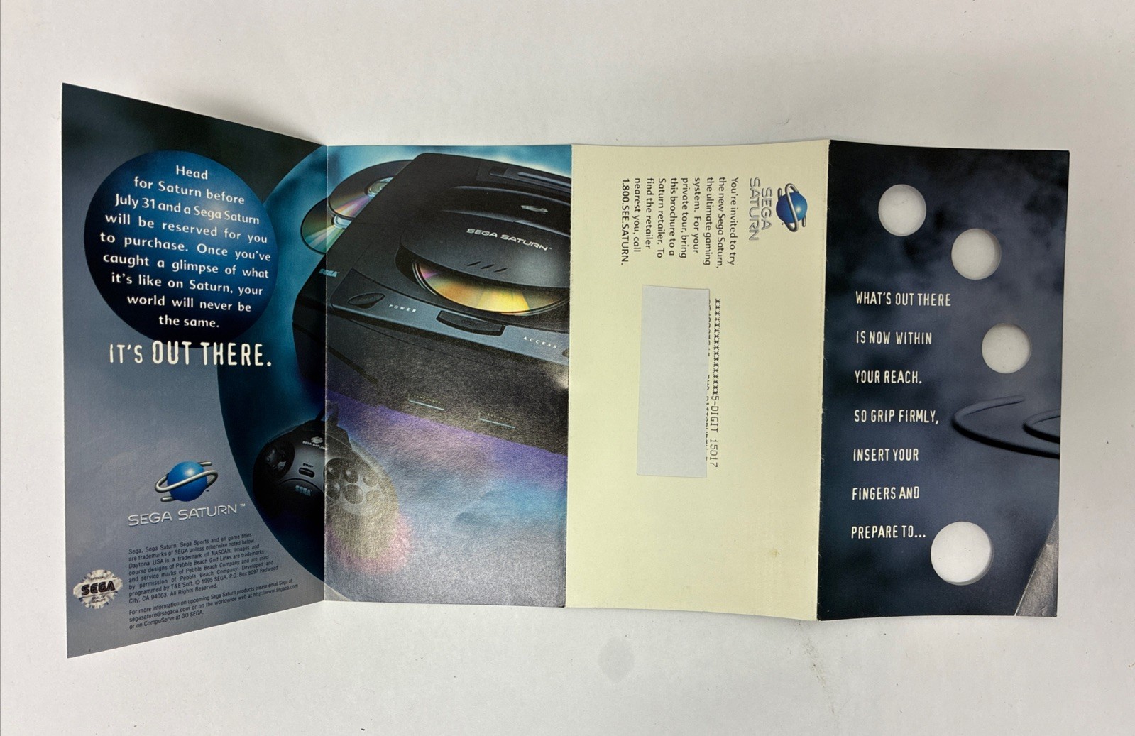 Sega Saturn “It’s Here” Console System Launch VHS Rare Promo VHS Tape 1995
