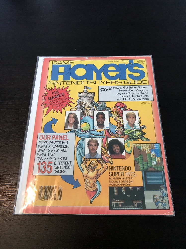Rare Game Player’s Nintendo Buyer’s Guide Vol. 1 #1 Magazine 1988