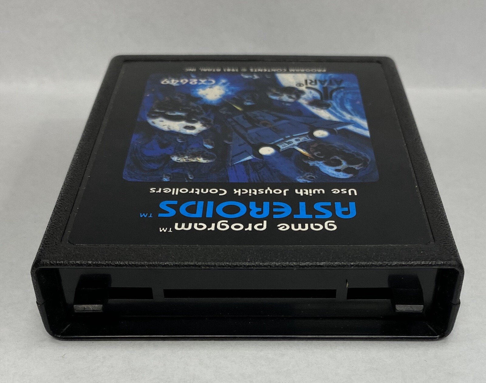Atari 1981 Asteroids Game Program Cartridge