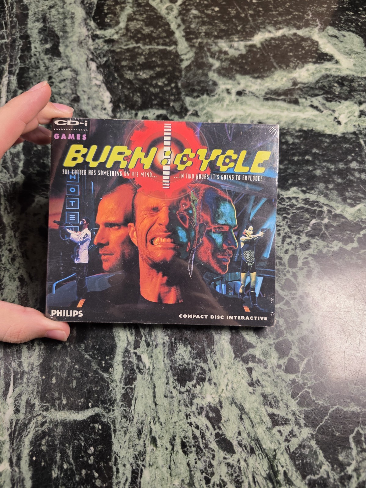 Burn:Cycle Philips CD-i 1994 Philips Interactive Media w/ MusicDisc *Brand New*